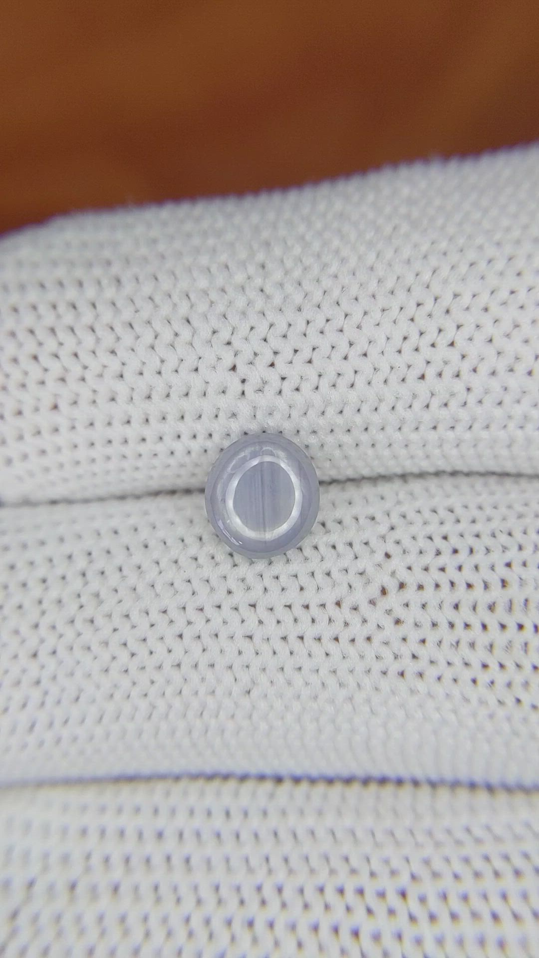 1.21 Ct. Greyish Blue Star Sapphire from Ceylon (Sri Lanka) Size Video