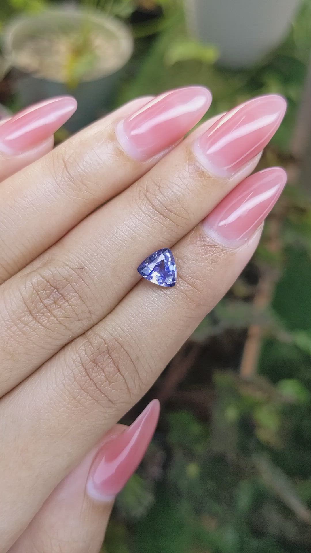 1.45 Ct. Blue Sapphire from Ceylon (Sri Lanka) Size Video