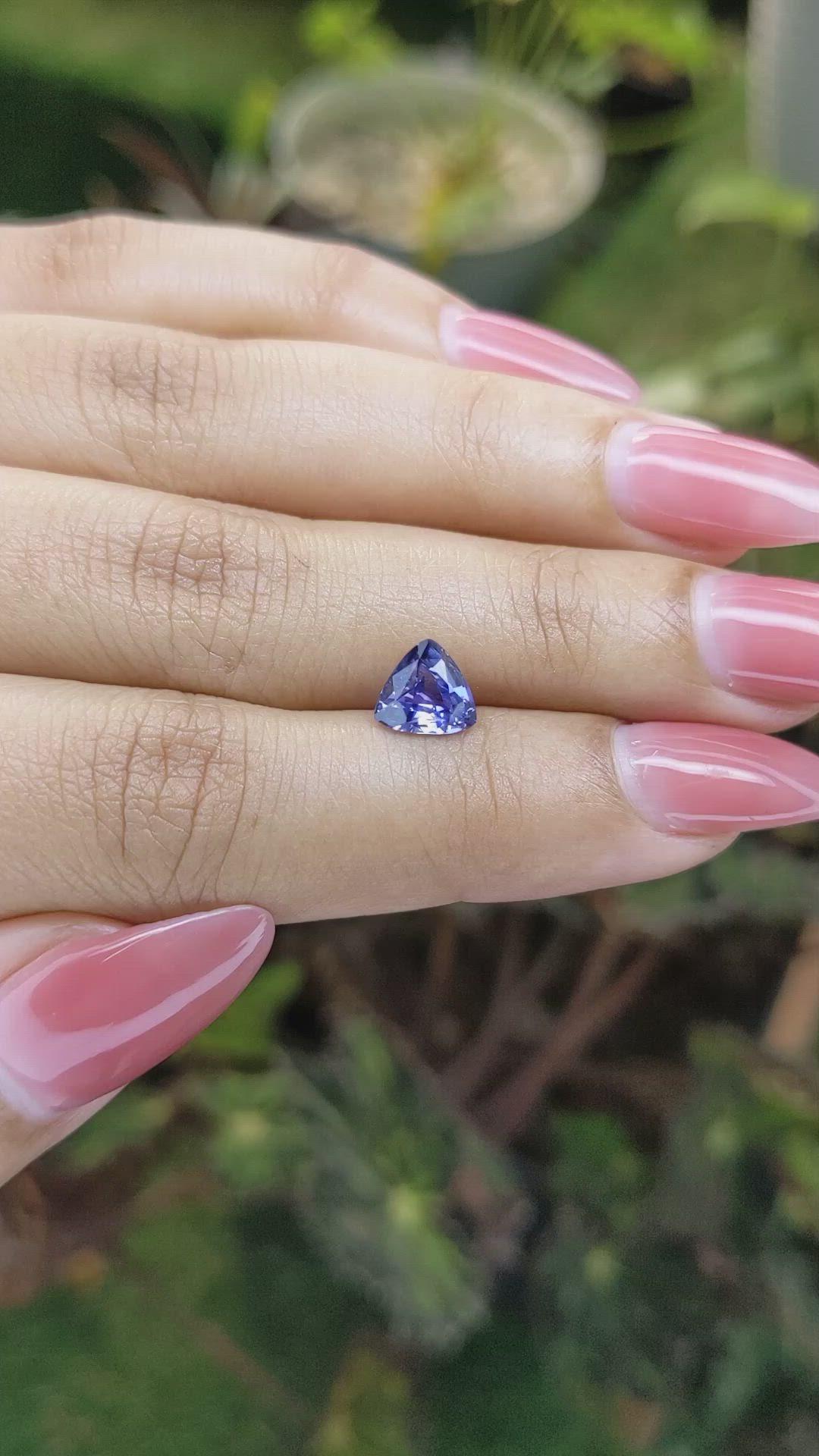 1.45 Ct. Blue Sapphire from Ceylon (Sri Lanka) Size Video