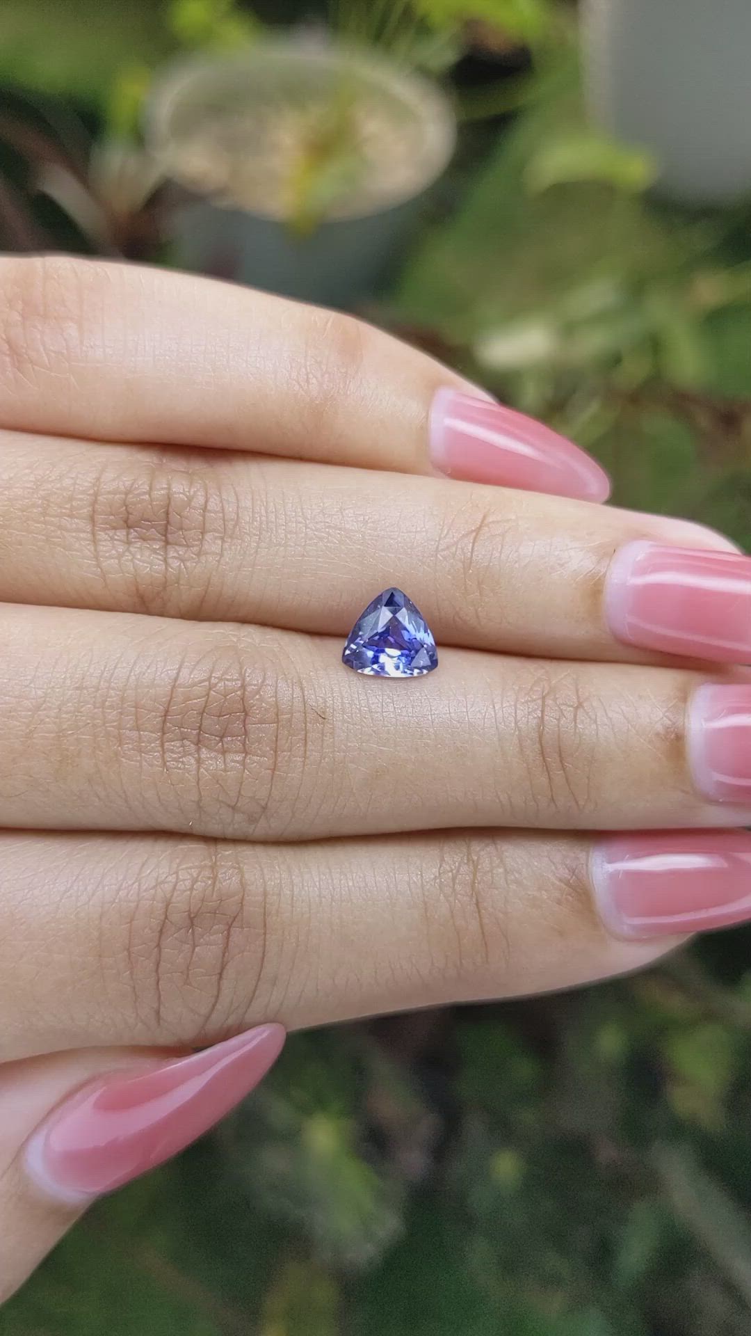 1.45 Ct. Blue Sapphire from Ceylon (Sri Lanka) Size Video