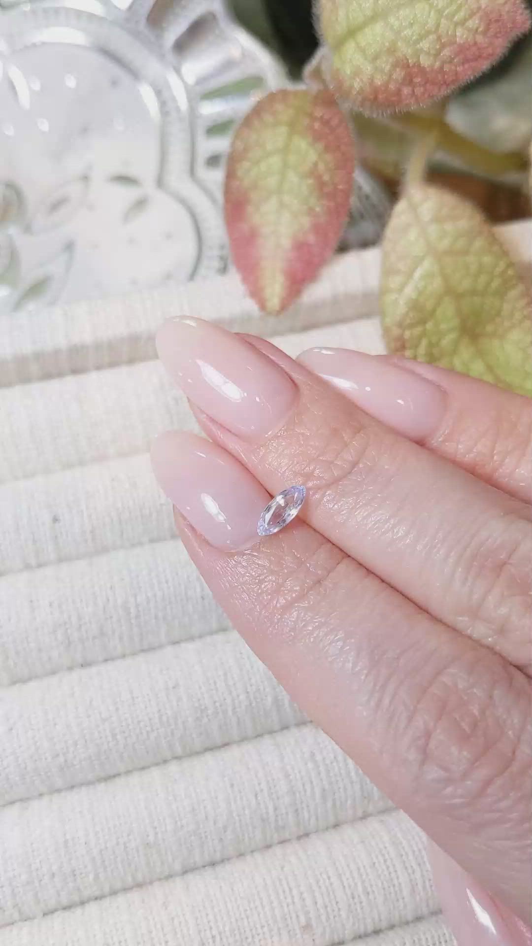 0.52 Ct. Blue Sapphire from Ceylon (Sri Lanka) Size Video