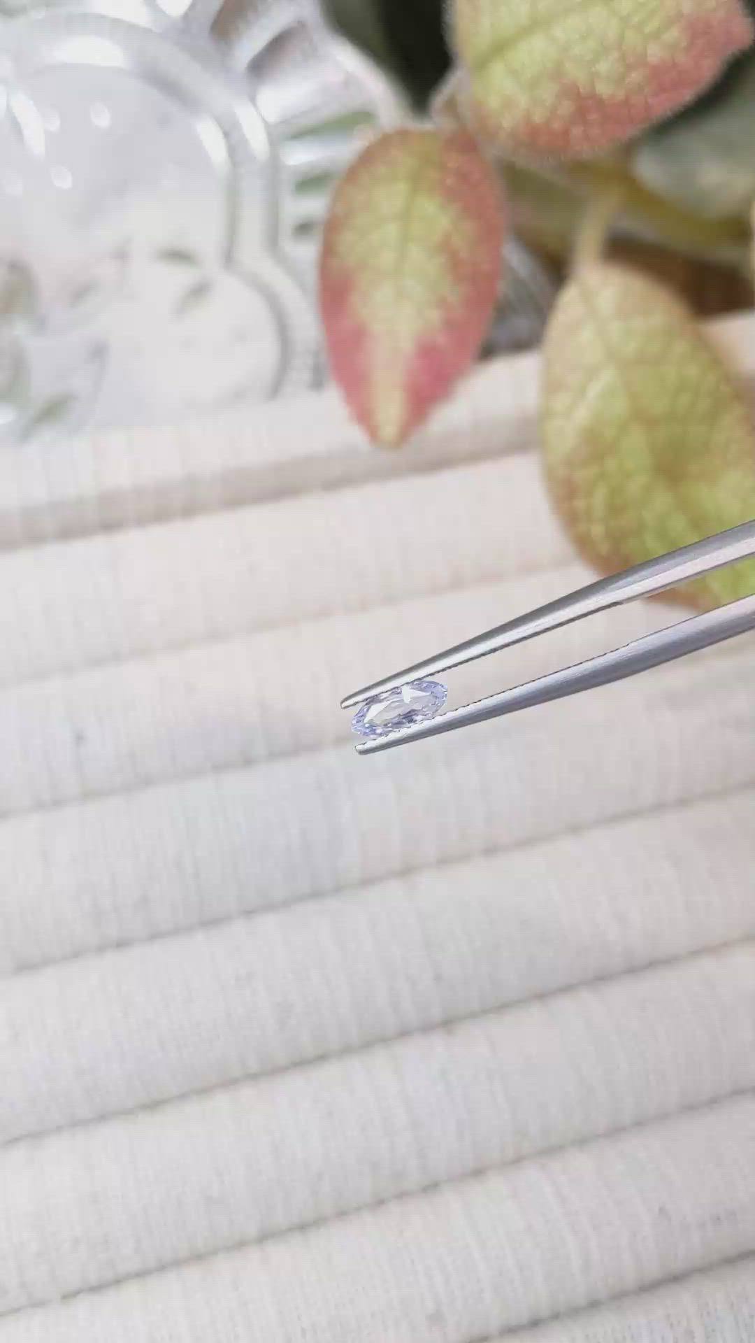 0.52 Ct. Blue Sapphire from Ceylon (Sri Lanka) Size Video