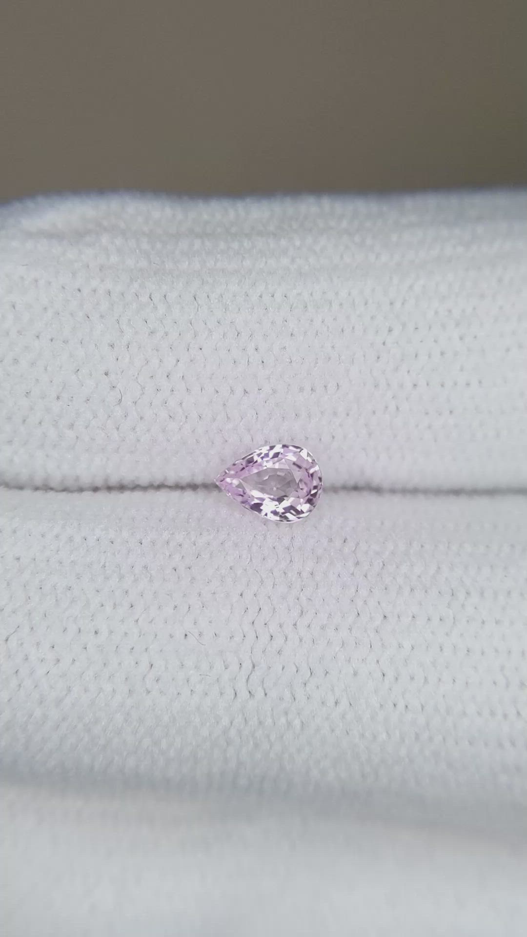 0.32 Ct. Pink Sapphire from Ceylon (Sri Lanka) Size Video
