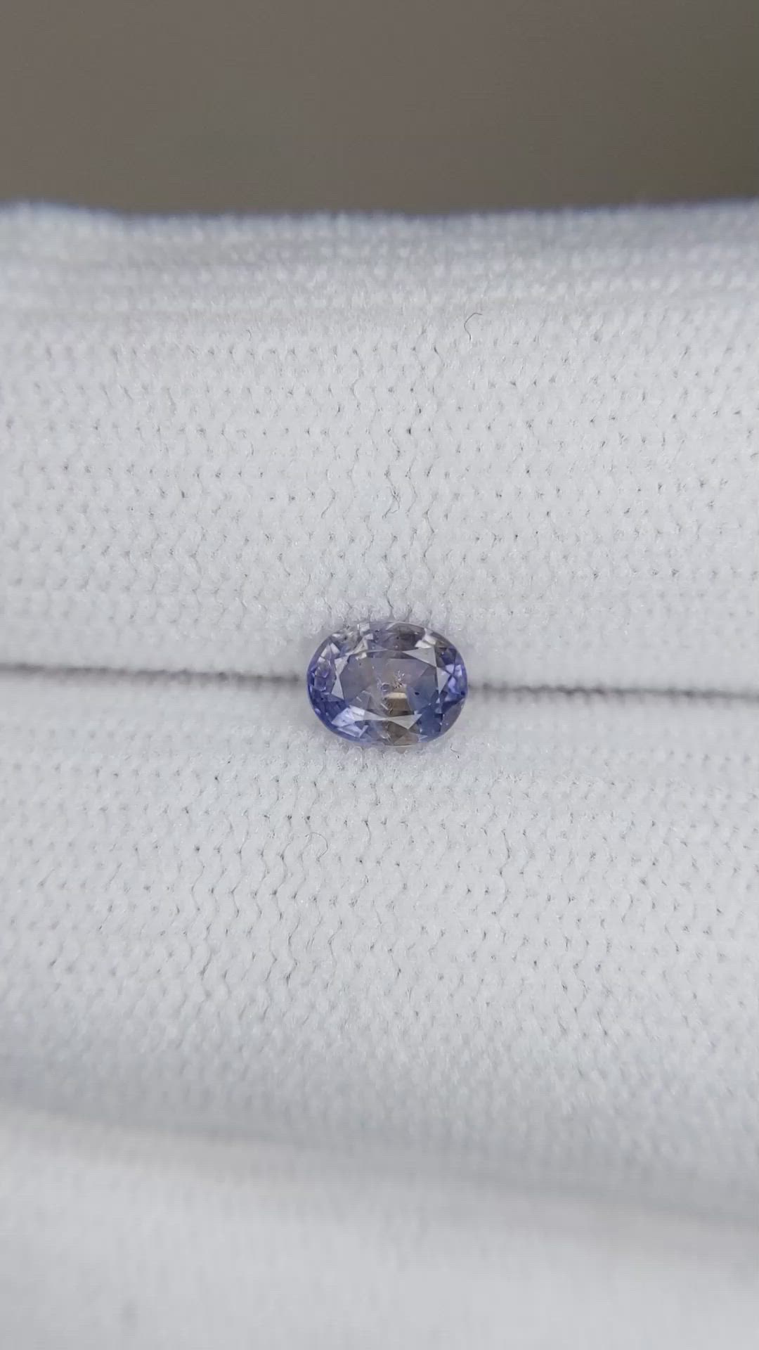 0.43 Ct. Bi Color Sapphire from Ceylon (Sri Lanka) Size Video
