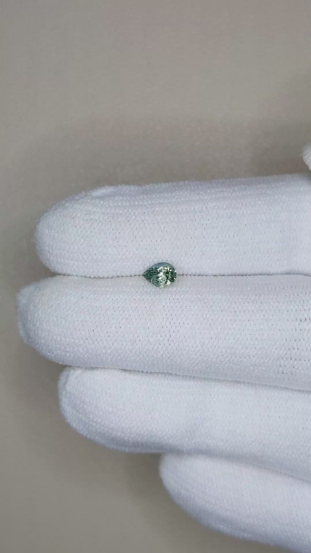 0.43 Ct. Bi Color Sapphire from Madagascar Size Video