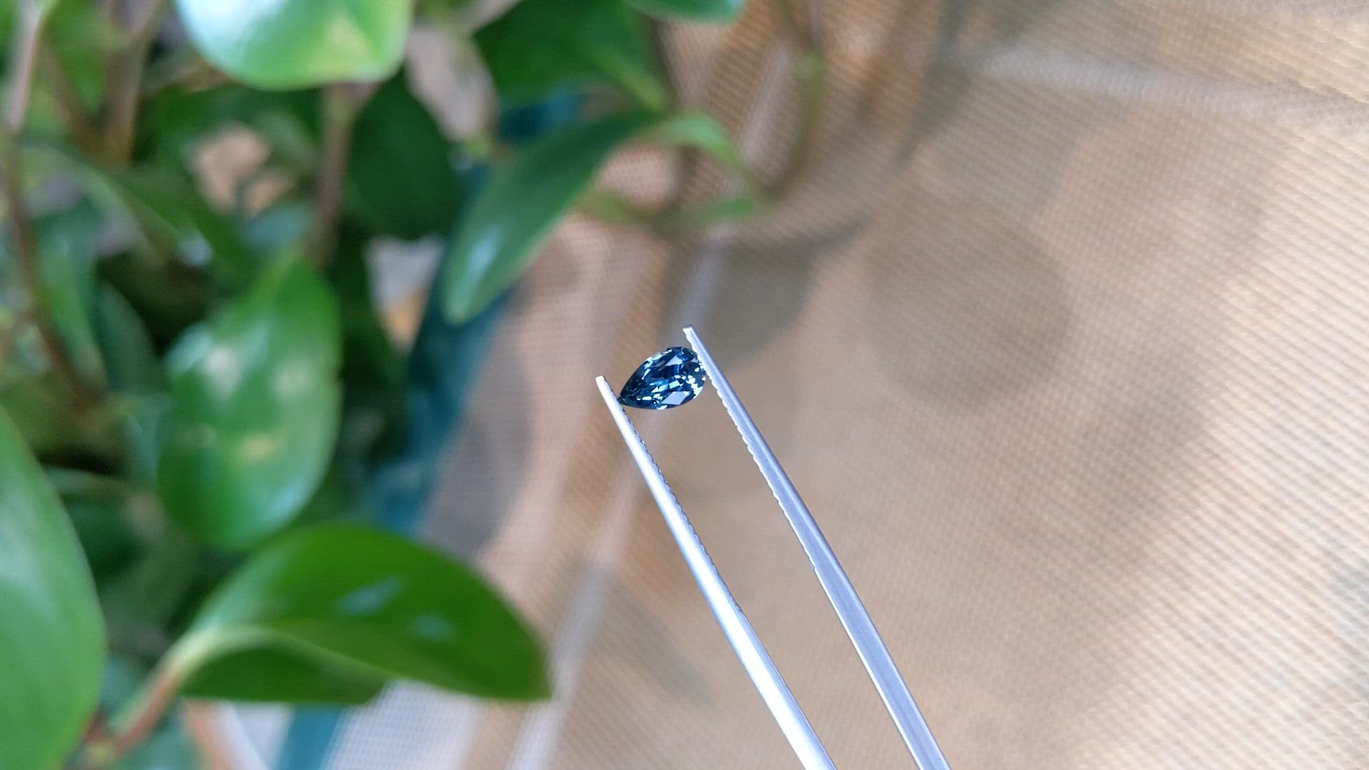 0.57 Ct. Blue Sapphire from Madagascar Size Video