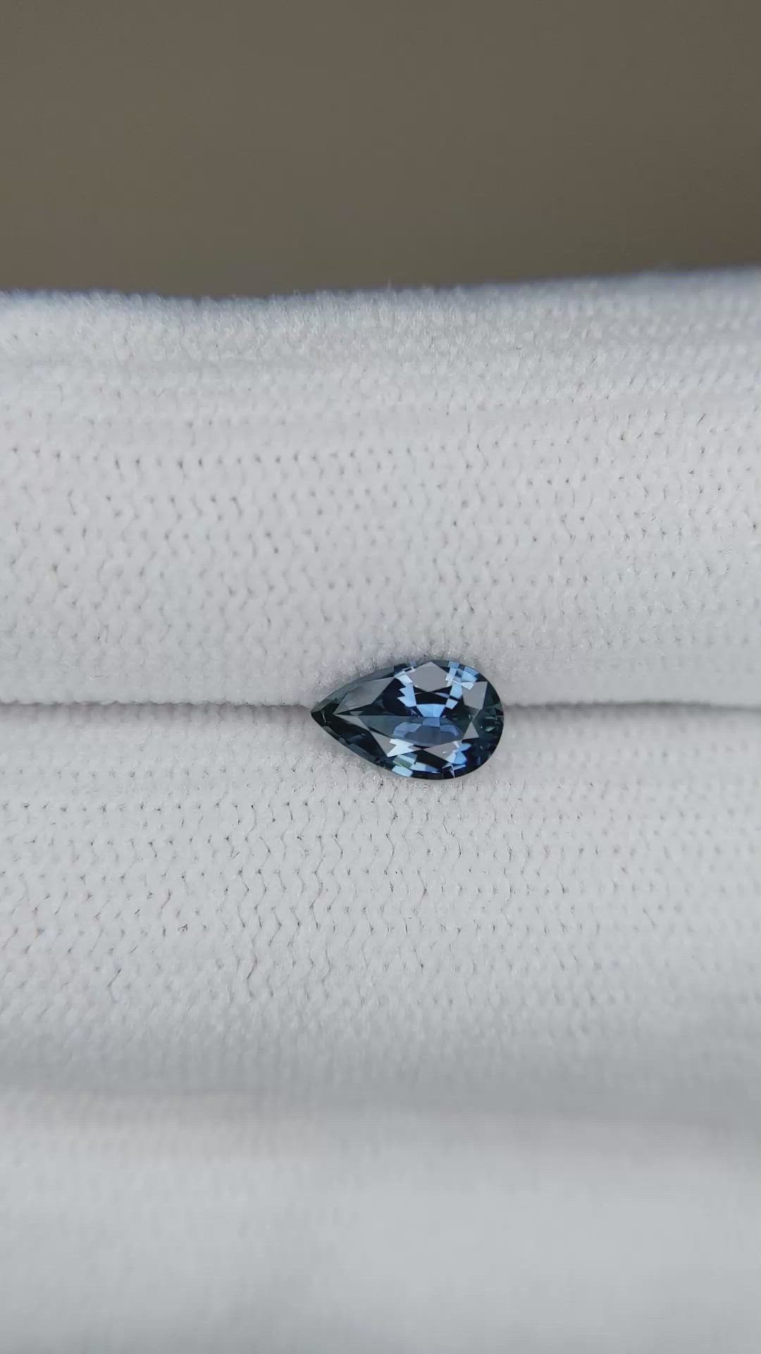 0.57 Ct. Blue Sapphire from Madagascar Size Video