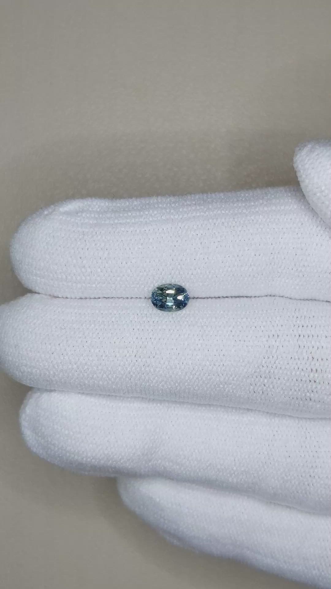 0.52 Ct. Bi Color Sapphire from Madagascar Size Video