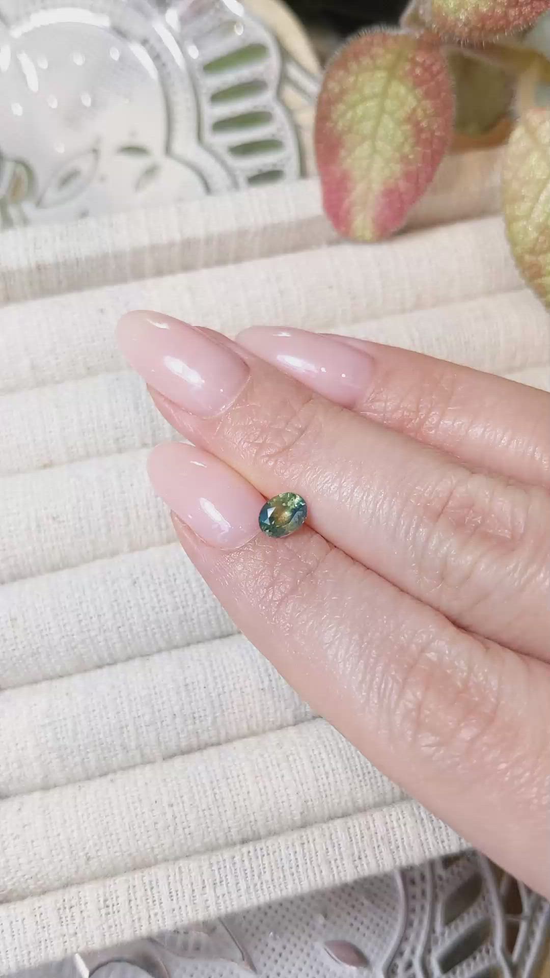 0.80 Ct. Bi Color Sapphire from Madagascar Size Video