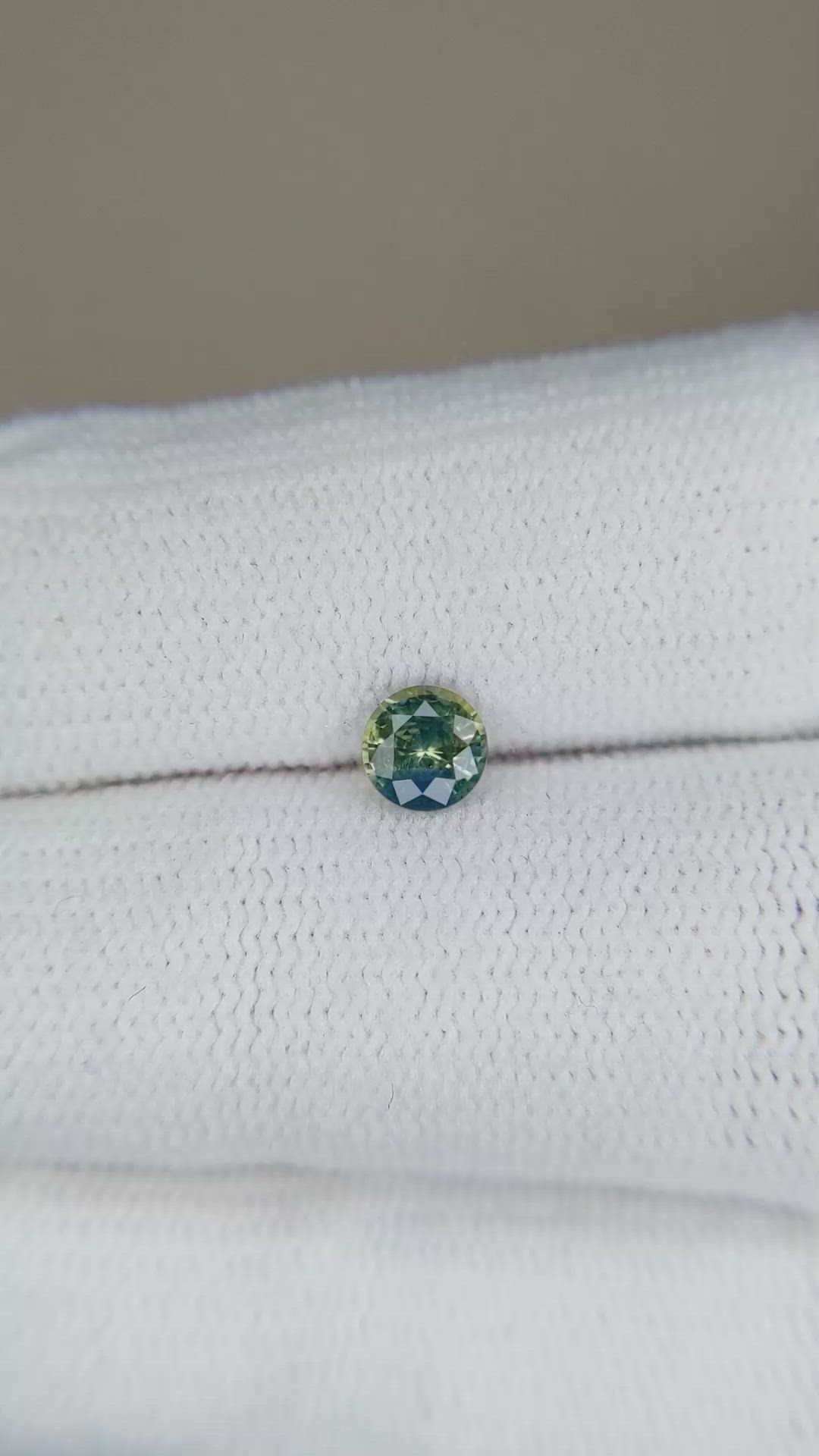 0.45 Ct. Bi Color Sapphire from Madagascar Size Video