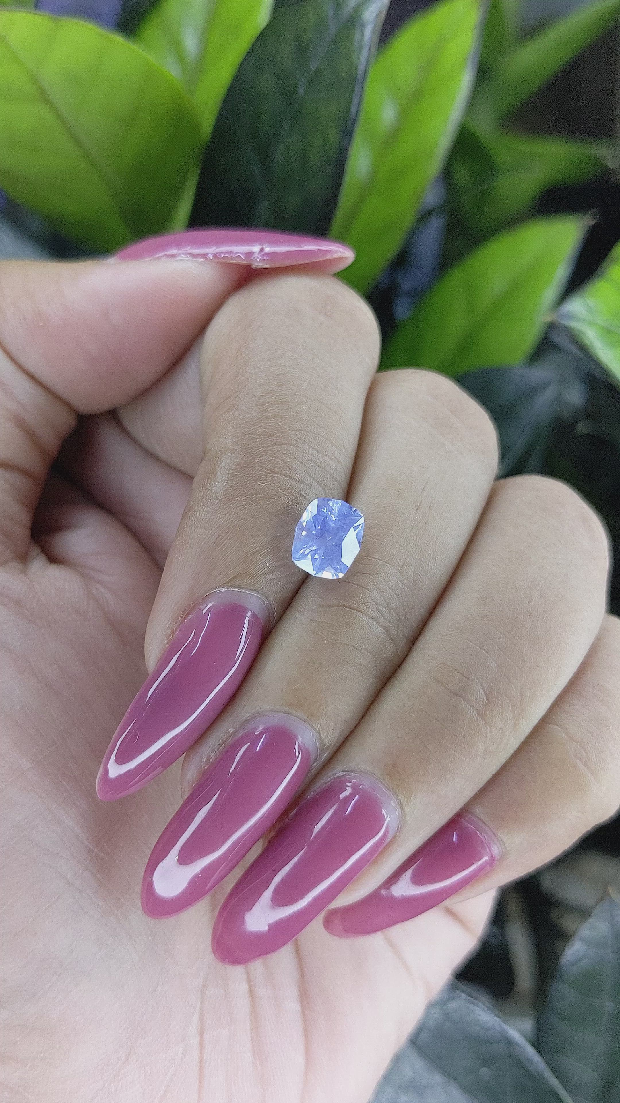 2.08 Ct. Blue Sapphire from Ceylon (Sri Lanka) Size Video