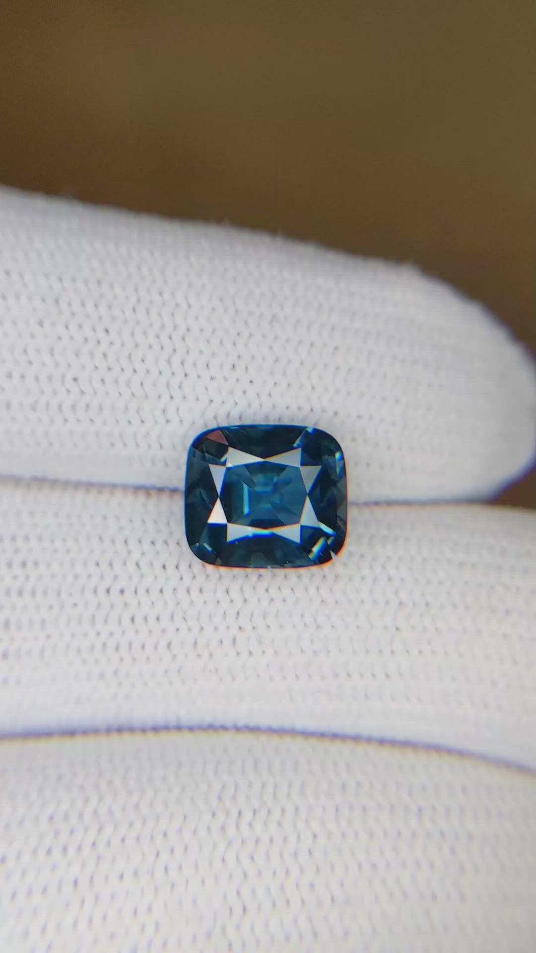 3.14 Ct. Greenish Blue Sapphire from Madagascar Size Video