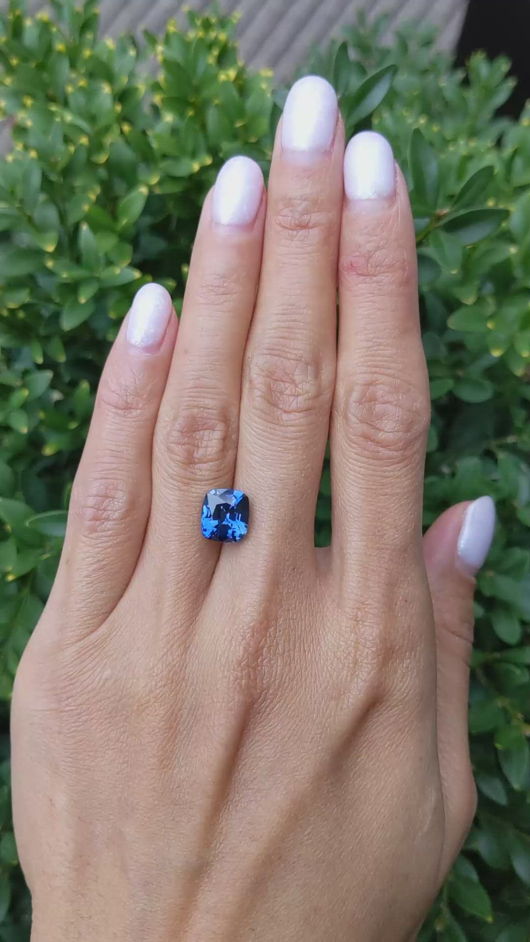 4.62 Ct. Blue Sapphire from Madagascar Size Video