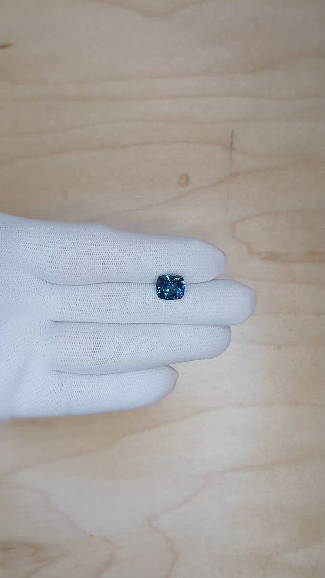 4.62 Ct. Blue Sapphire from Madagascar Size Video