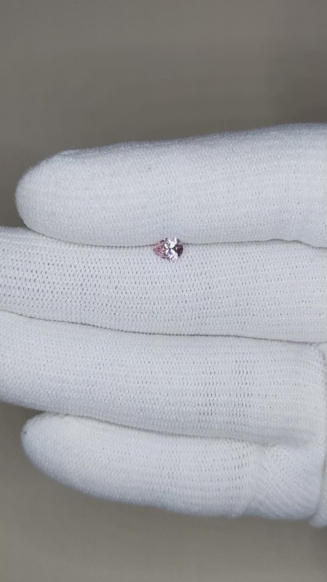 0.31 Ct. Pink Sapphire from Montana Size Video