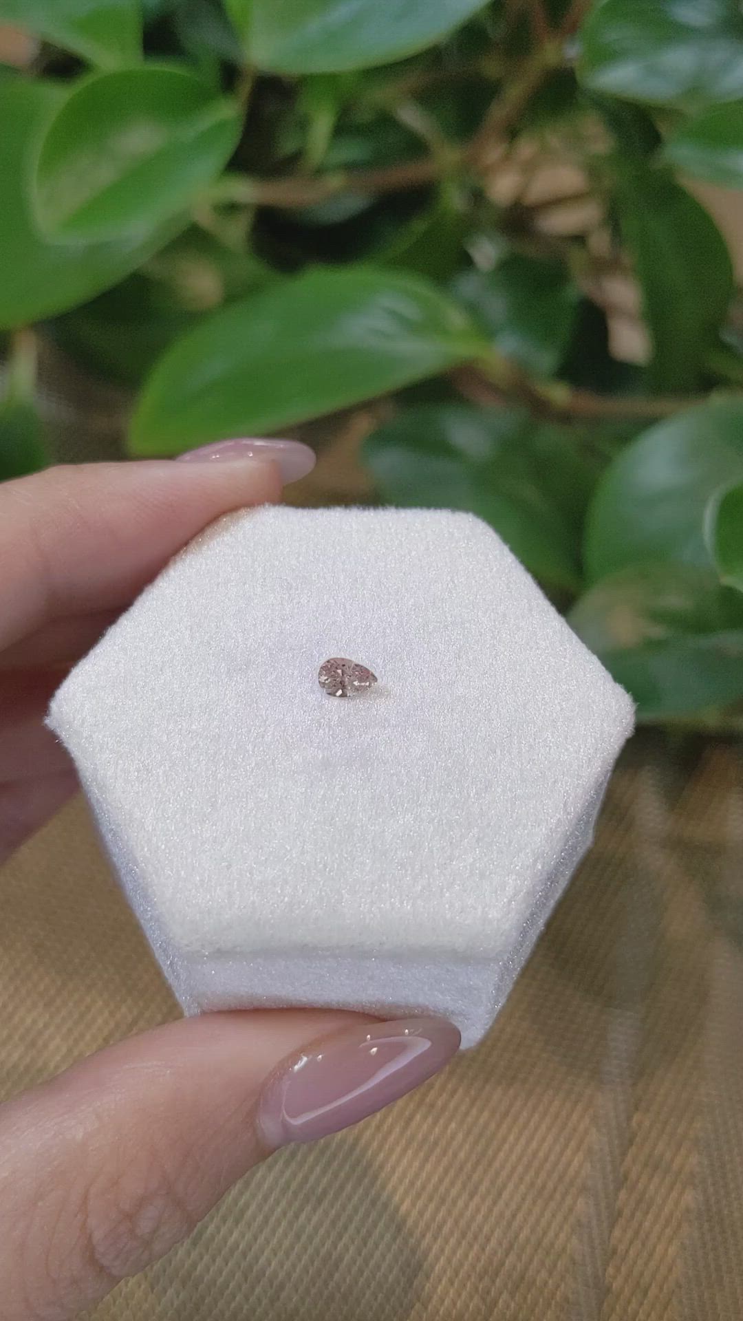 0.32 Ct. Peach Sapphire from Montana Size Video