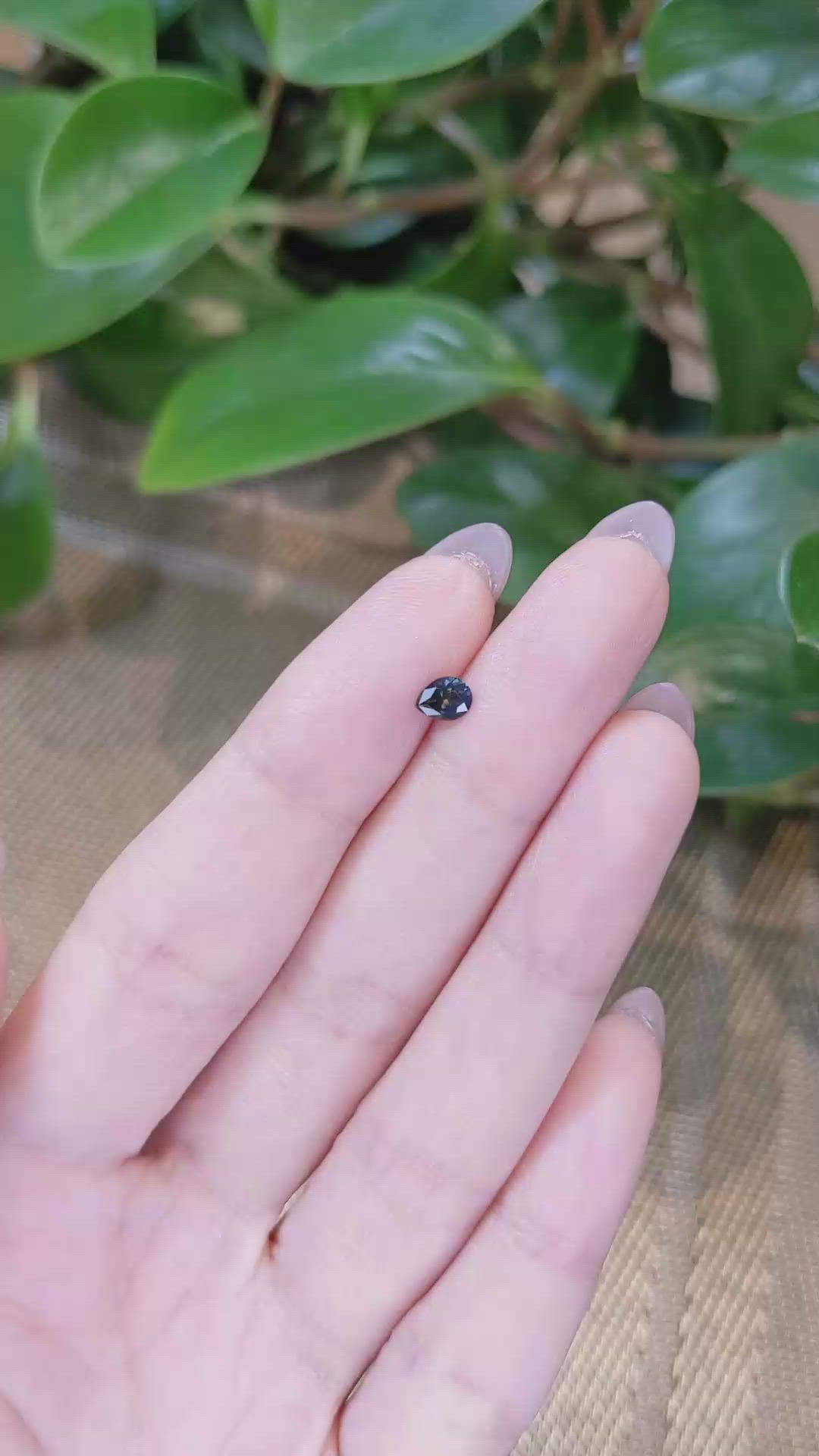 0.41 Ct. Bi Color Sapphire from Montana Size Video