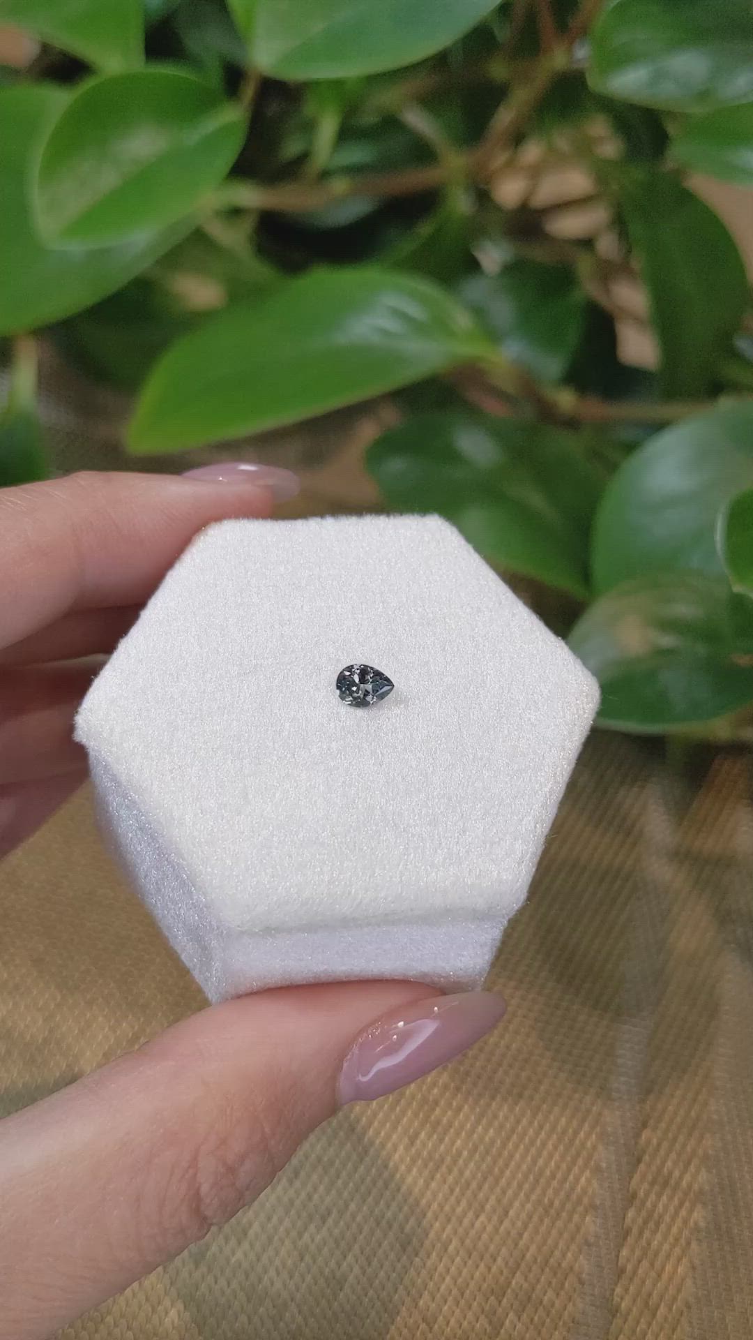 0.42 Ct. Multi Color Sapphire from Montana Size Video
