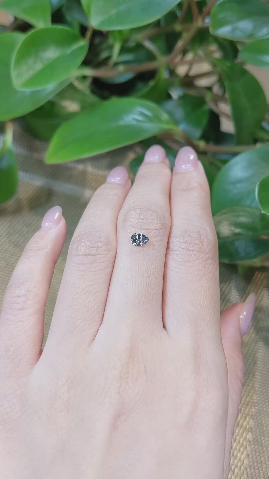 0.42 Ct. Multi Color Sapphire from Montana Size Video