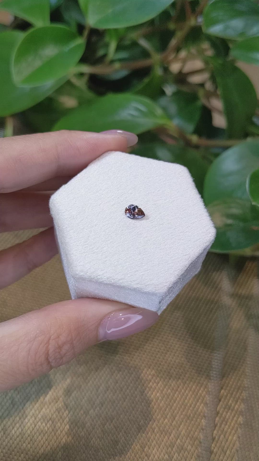 0.43 Ct. Bi Color Sapphire from Montana Size Video