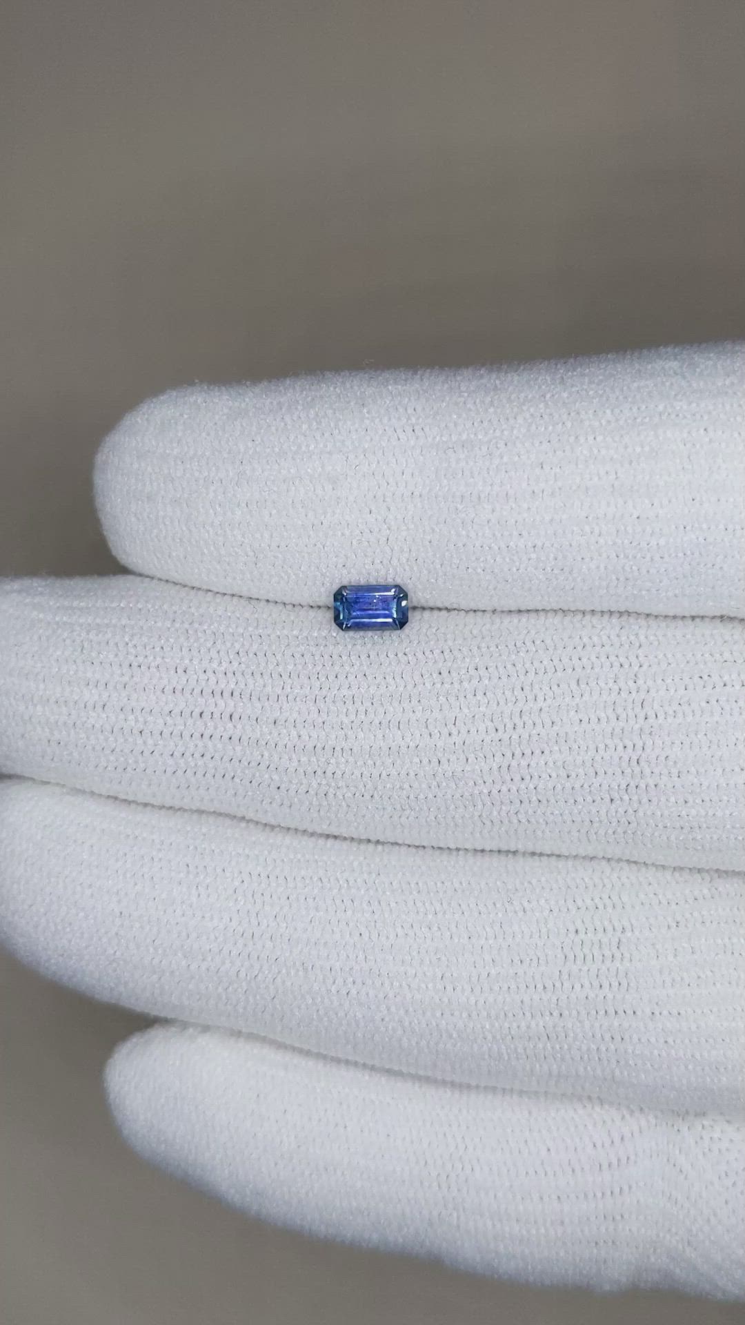 0.32 Ct. Blue Sapphire from Montana Size Video
