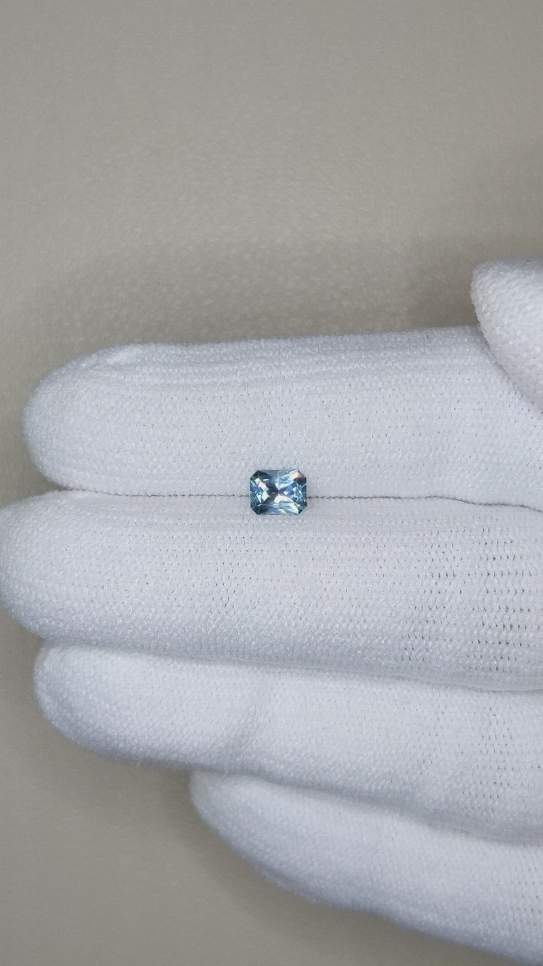 0.44 Ct. Blue Sapphire from Ceylon (Sri Lanka) Size Video