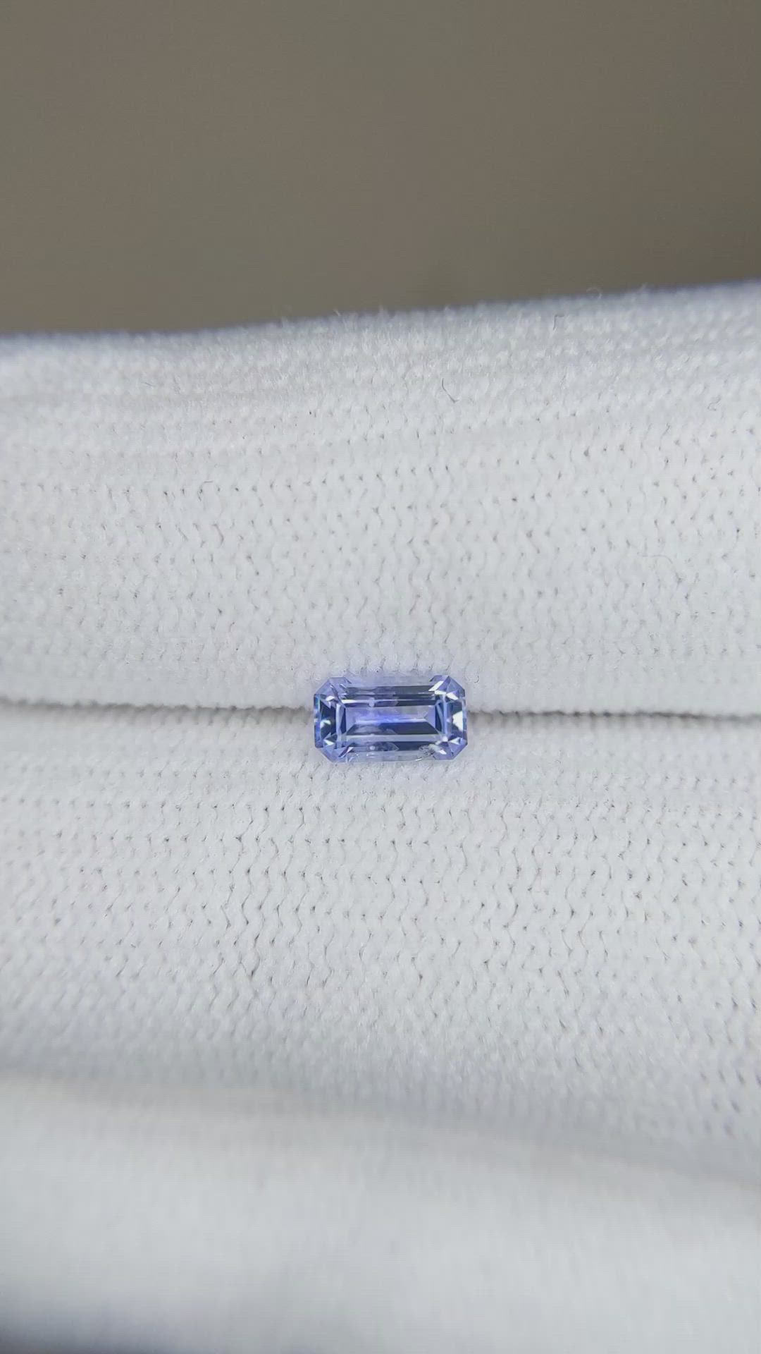 0.44 Ct. Blue Sapphire from Montana Size Video