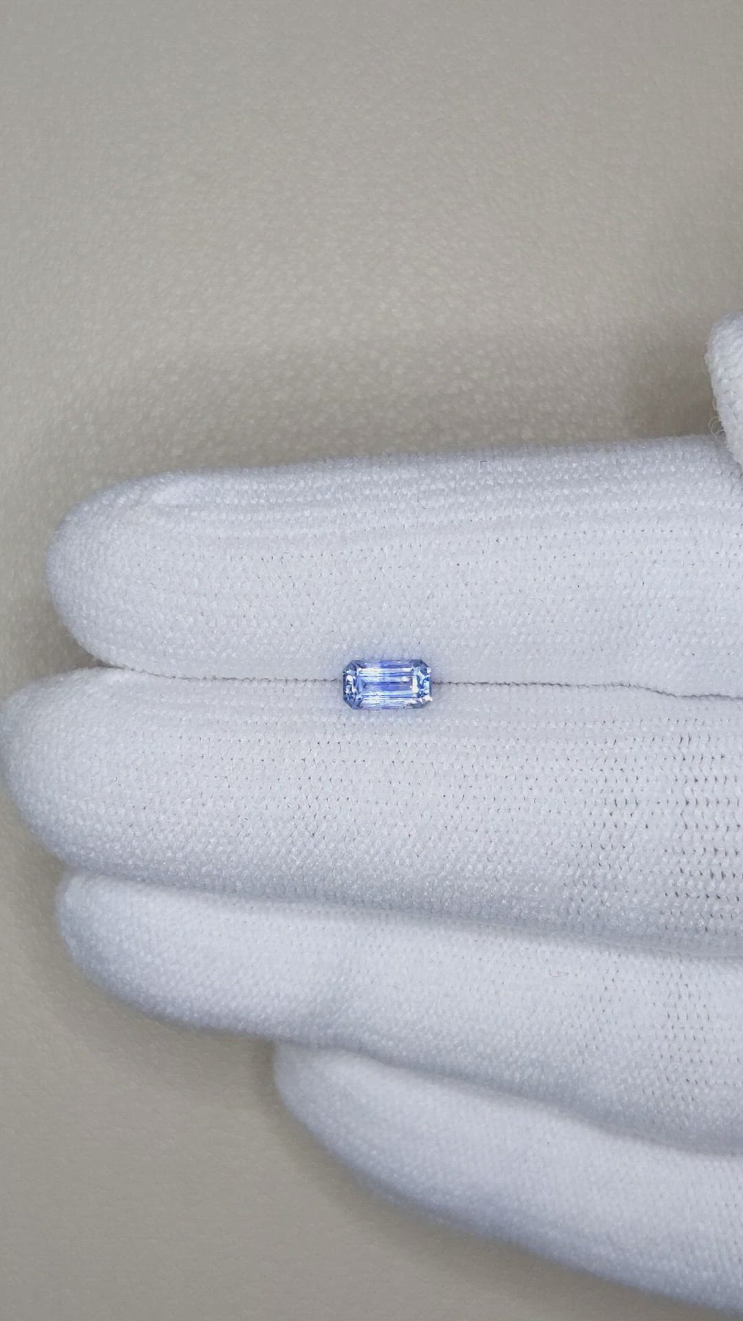 0.44 Ct. Blue Sapphire from Montana Size Video