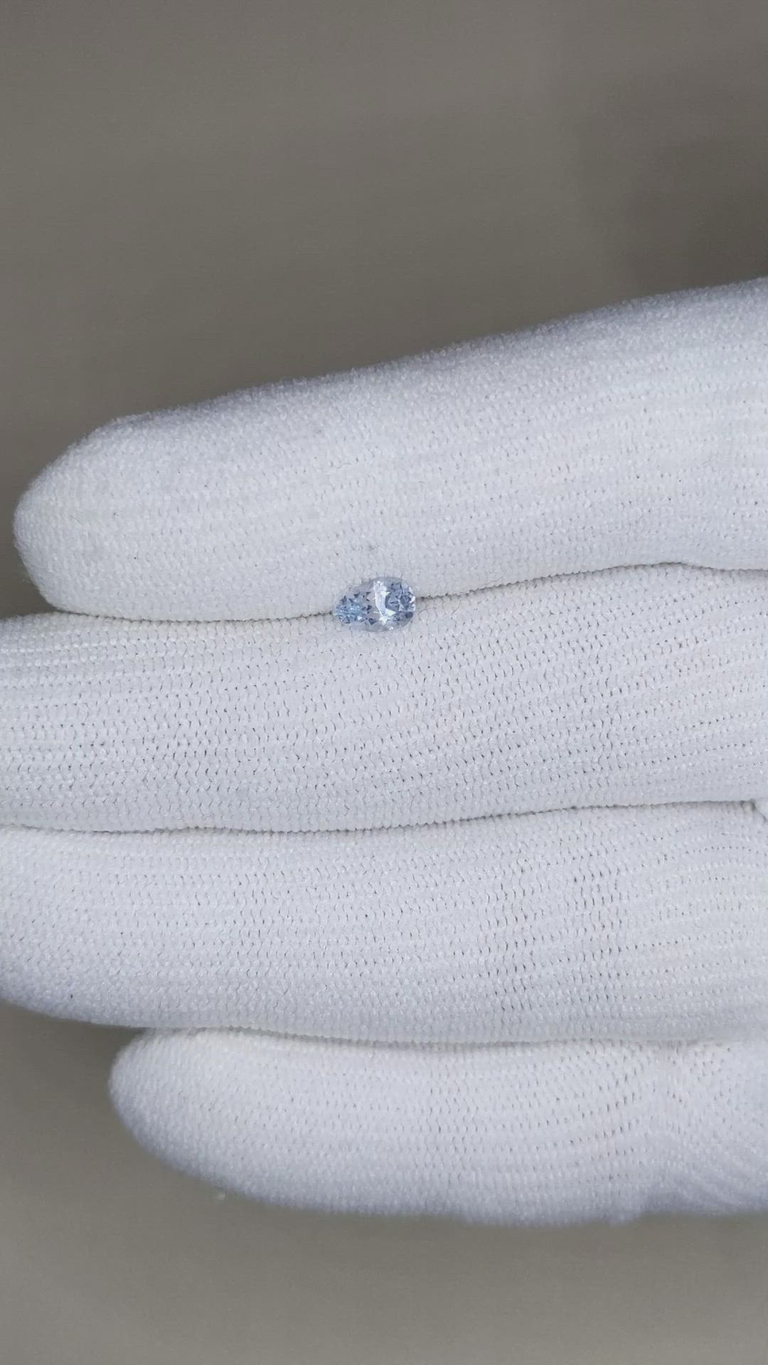 0.41 Ct. Blue Sapphire from Montana Size Video