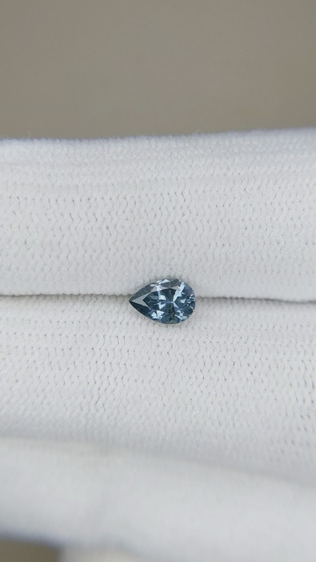 0.48 Ct. Greenish Blue Sapphire from Montana Size Video