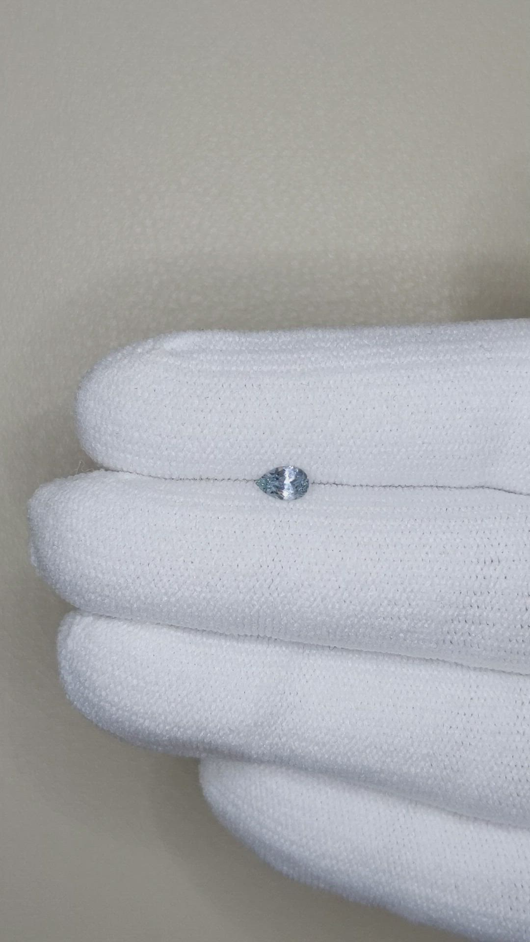 0.25 Ct. Blue Sapphire from Montana Size Video