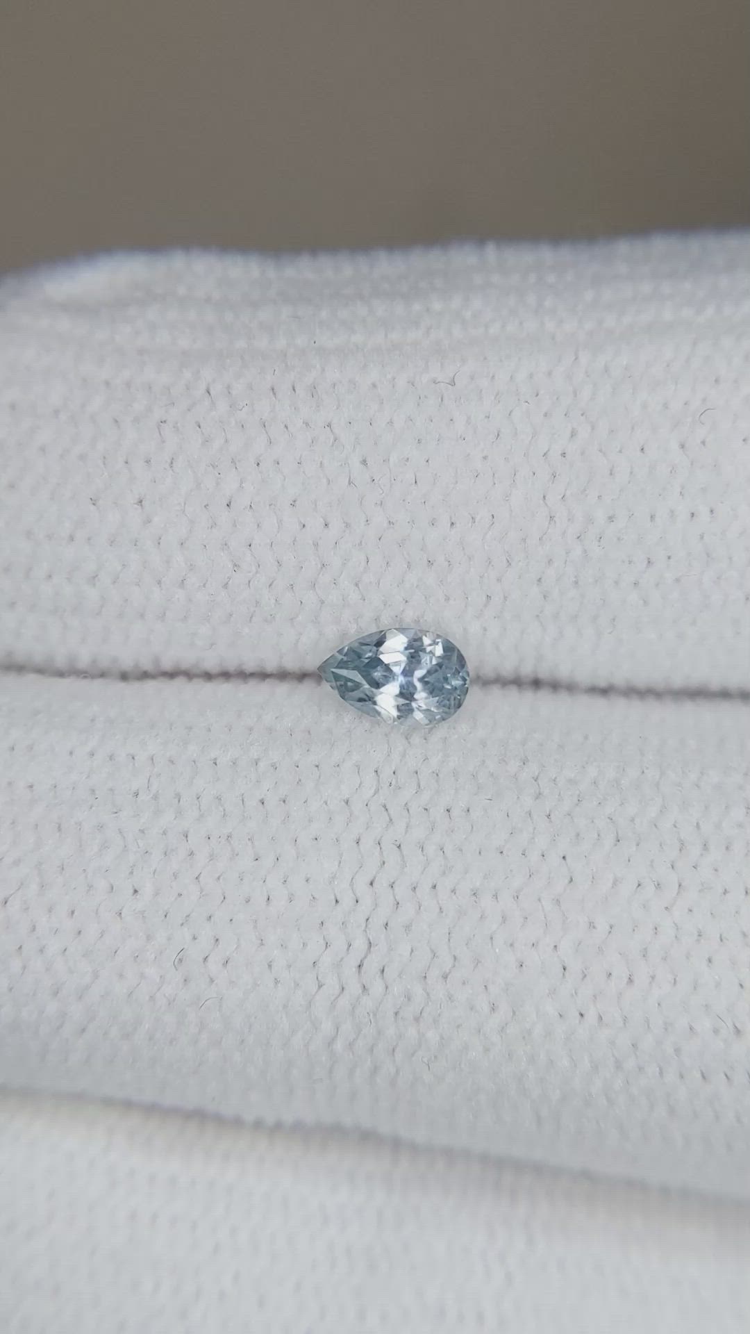 0.25 Ct. Blue Sapphire from Montana Size Video