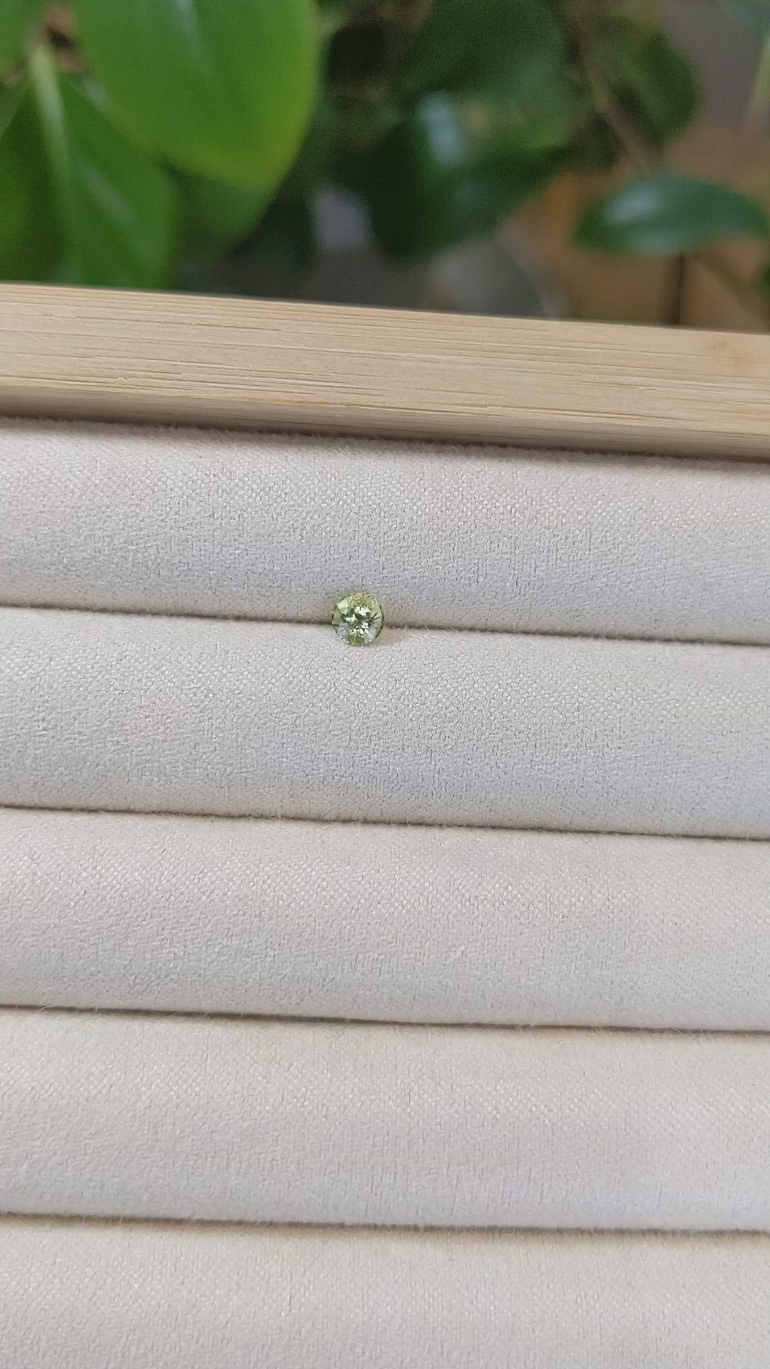 0.40 Ct. Yellow Sapphire from Madagascar Size Video