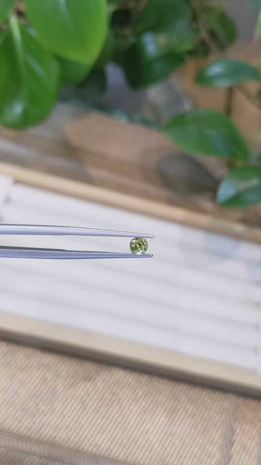 0.40 Ct. Yellow Sapphire from Madagascar Size Video