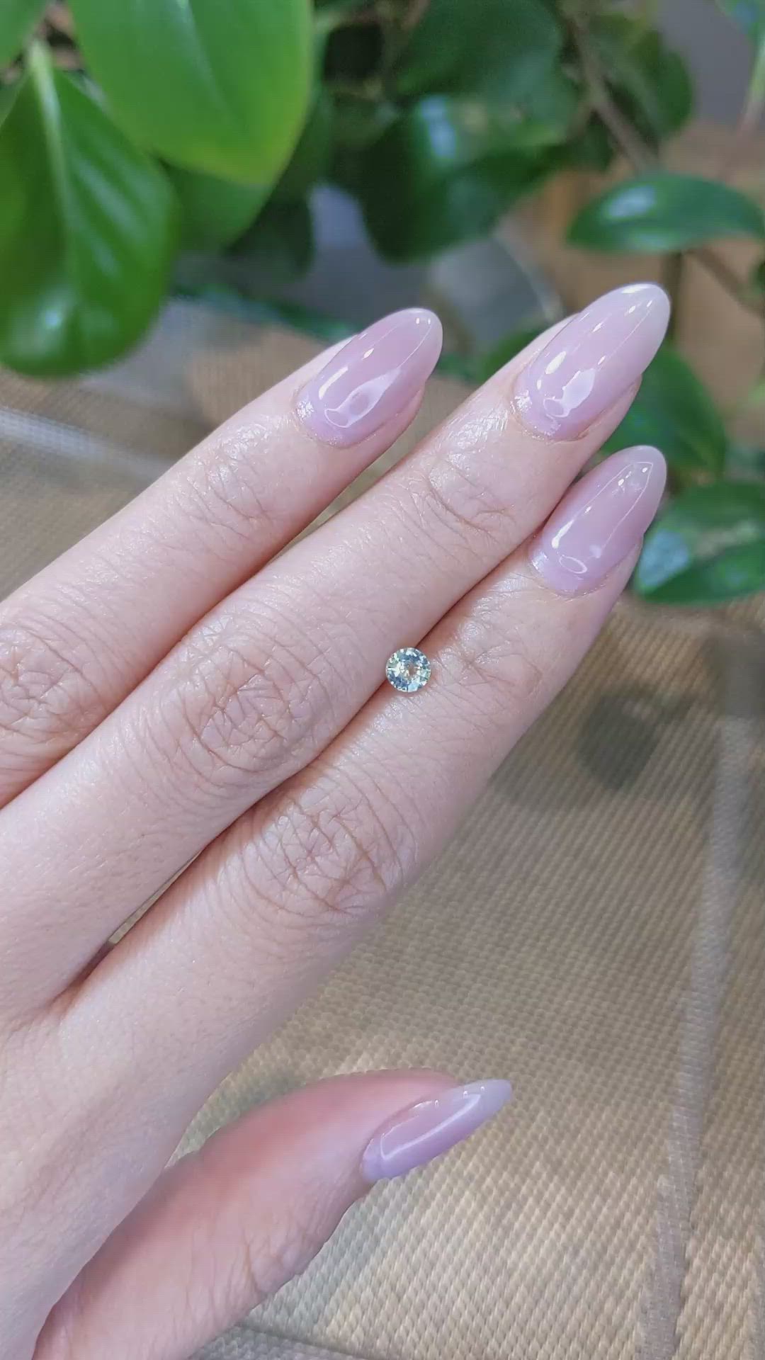 0.41 Ct. Bi Color Sapphire from Madagascar Size Video