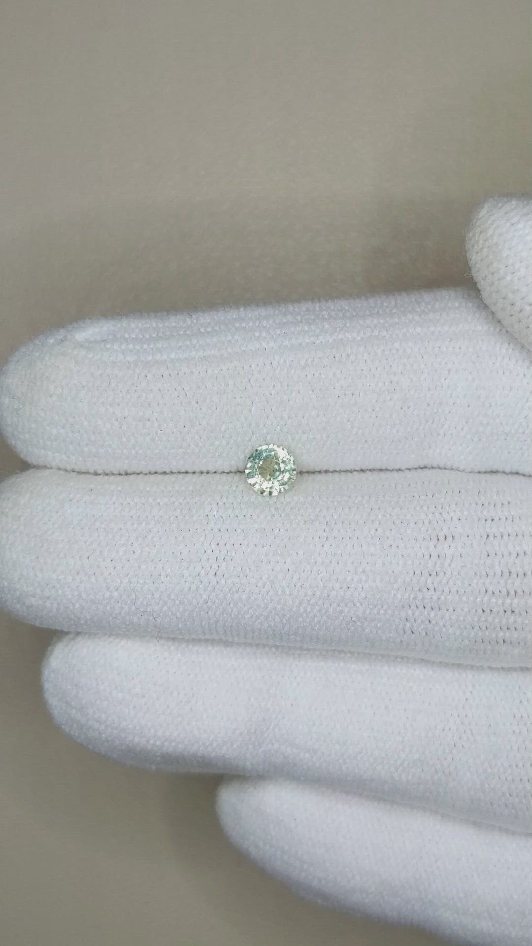 0.41 Ct. Bi Color Sapphire from Madagascar Size Video