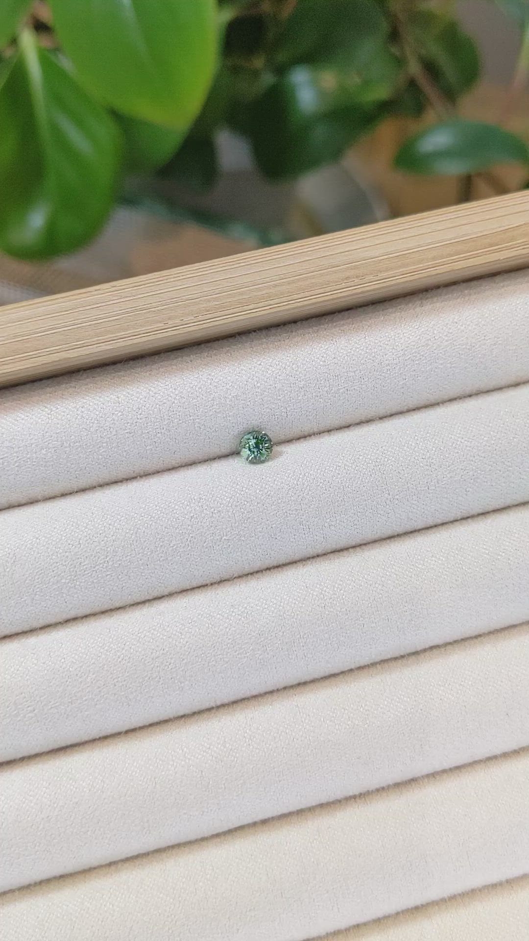 0.54 Ct. Bi Color Sapphire from Madagascar Size Video