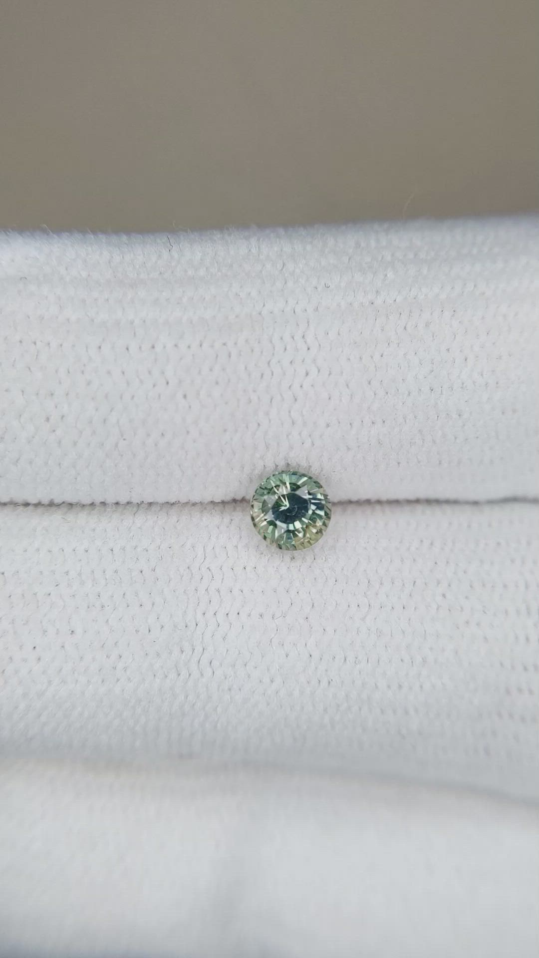 0.54 Ct. Bi Color Sapphire from Madagascar Size Video