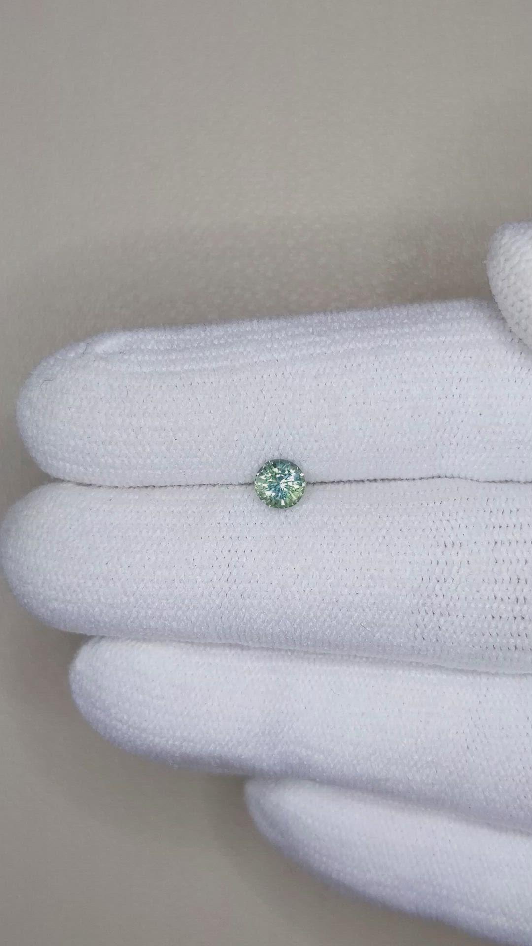 0.54 Ct. Bi Color Sapphire from Madagascar Size Video