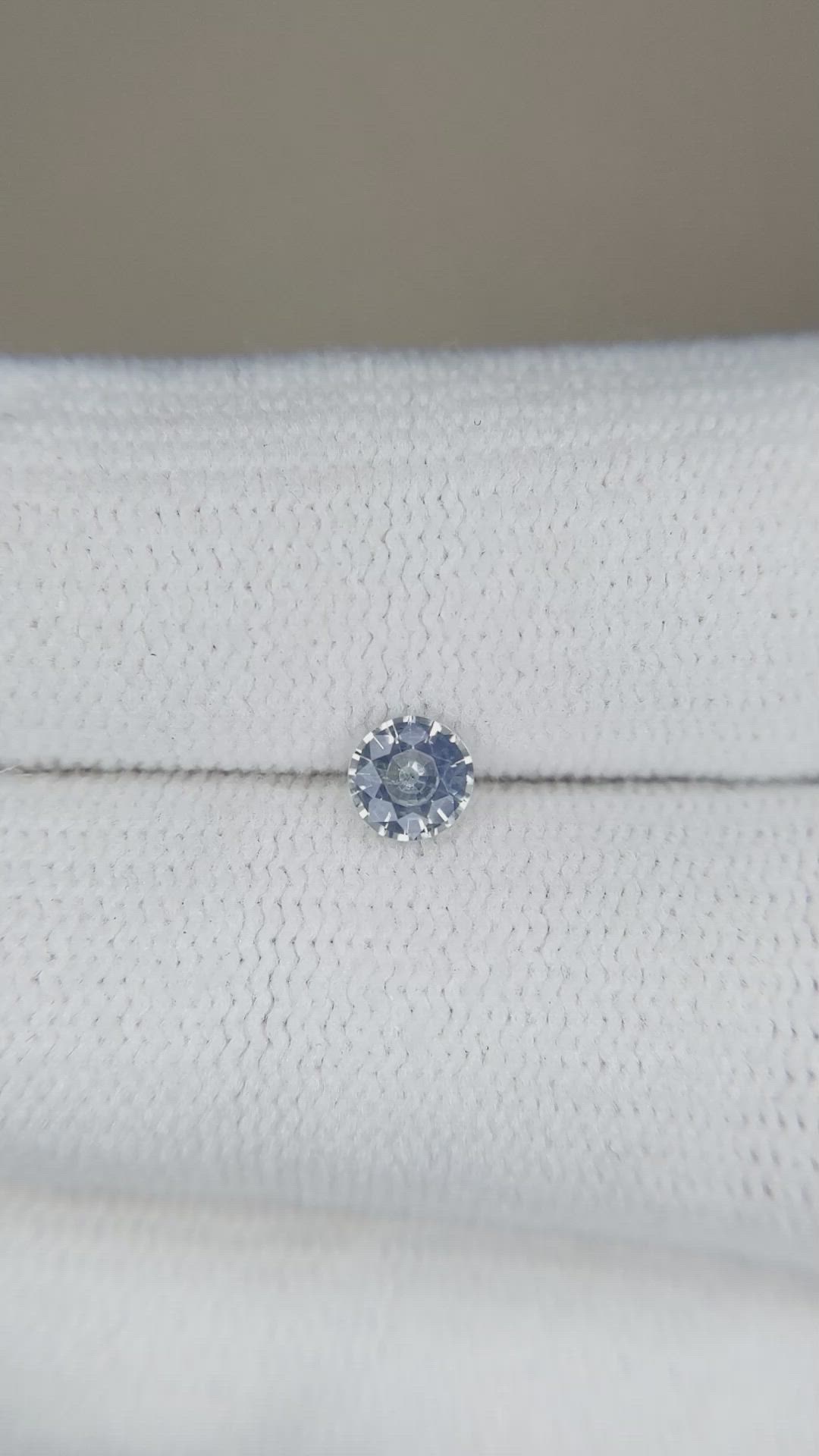 0.37 Ct. Blue Sapphire from Madagascar Size Video