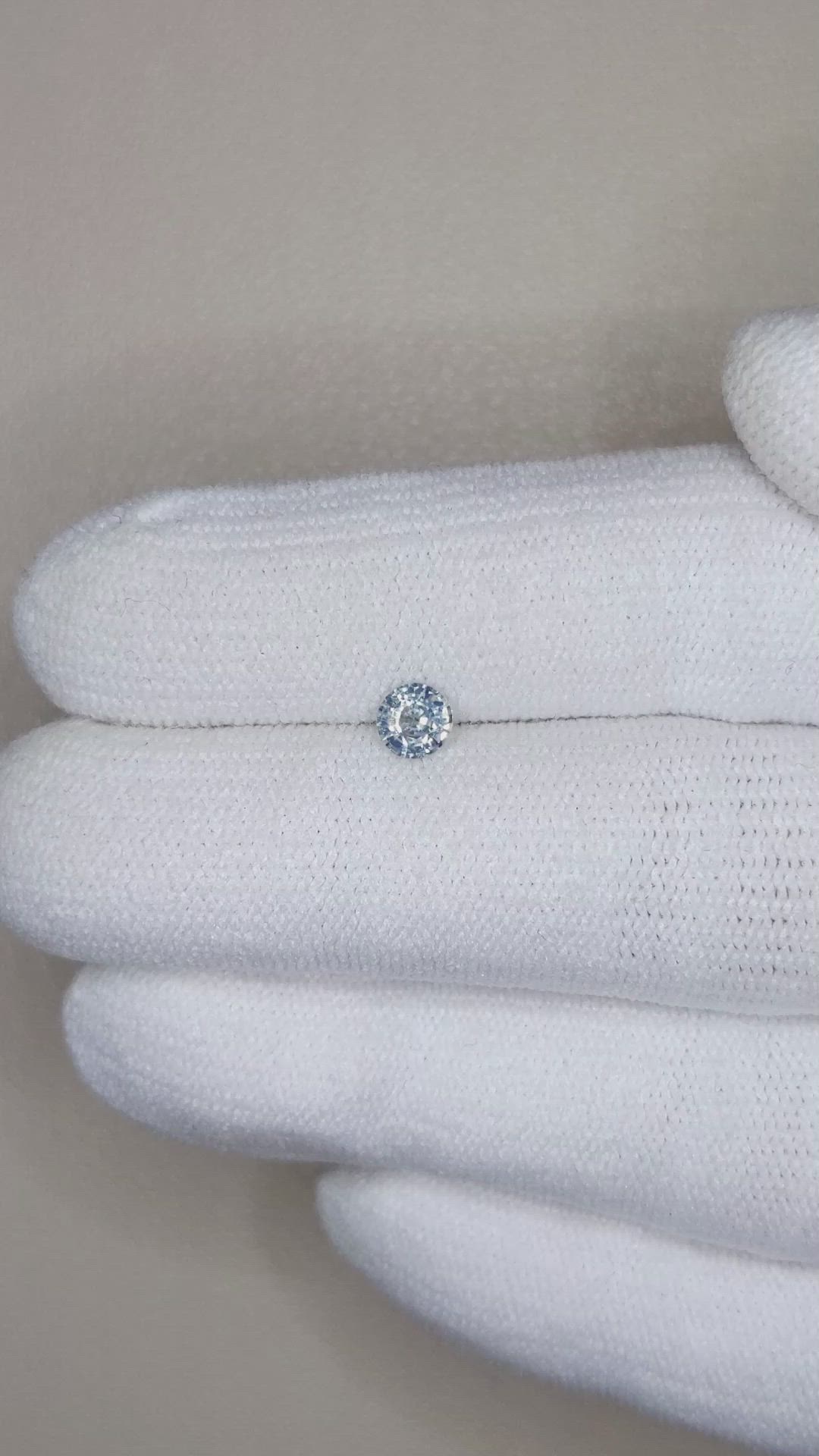 0.37 Ct. Blue Sapphire from Madagascar Size Video