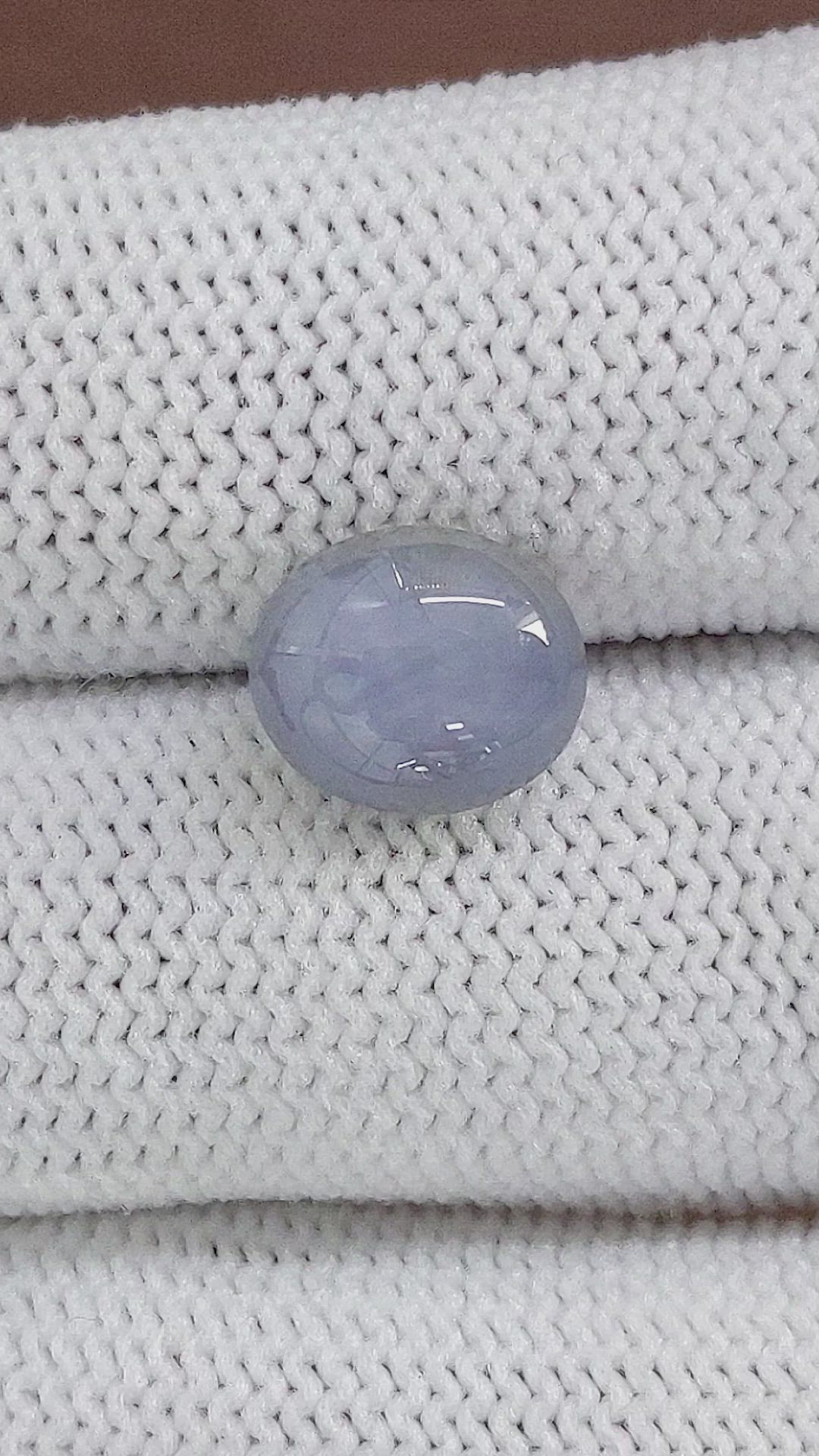 5.21 Ct. Greyish Blue Star Sapphire from Ceylon (Sri Lanka) Size Video