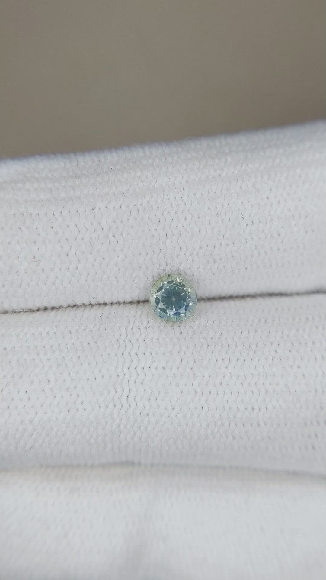 0.49 Ct. Grey Sapphire from Madagascar Size Video