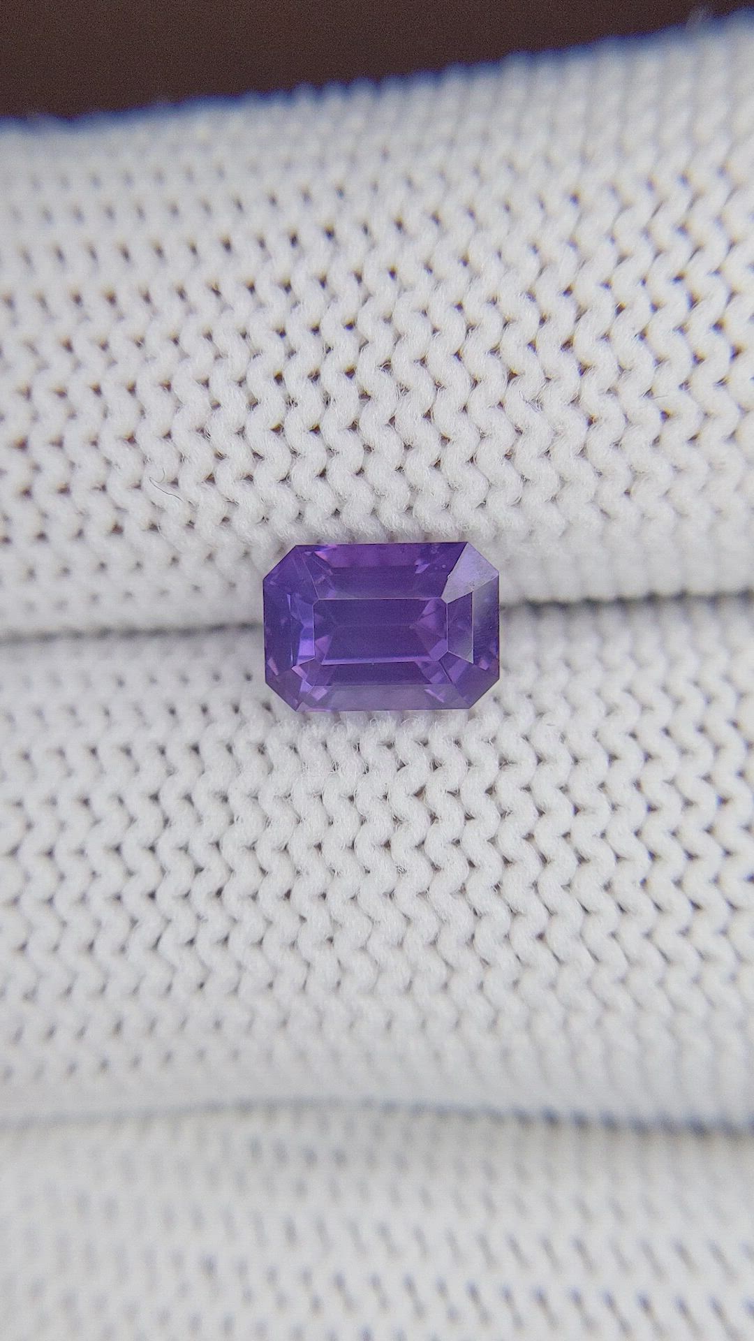 2.00 Ct. Violet Sapphire from Ceylon (Sri Lanka) Size Video