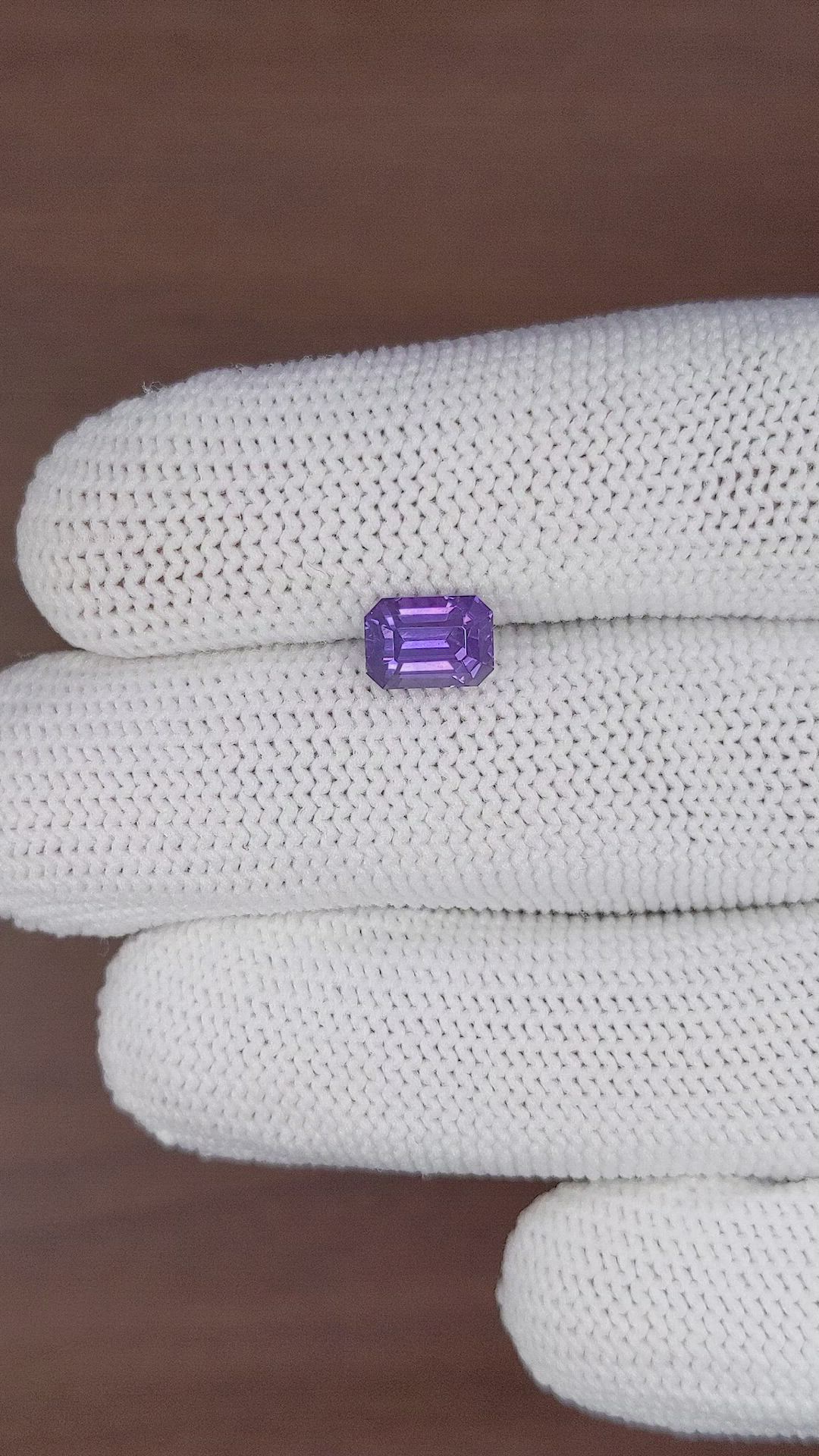 2.00 Ct. Violet Sapphire from Ceylon (Sri Lanka) Size Video