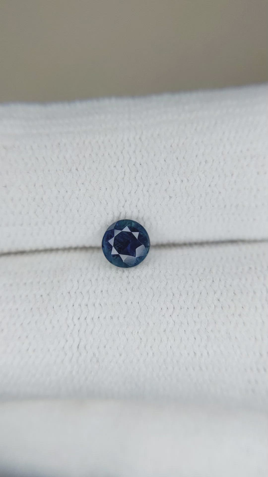 0.57 Ct. Blue Sapphire from Madagascar Size Video