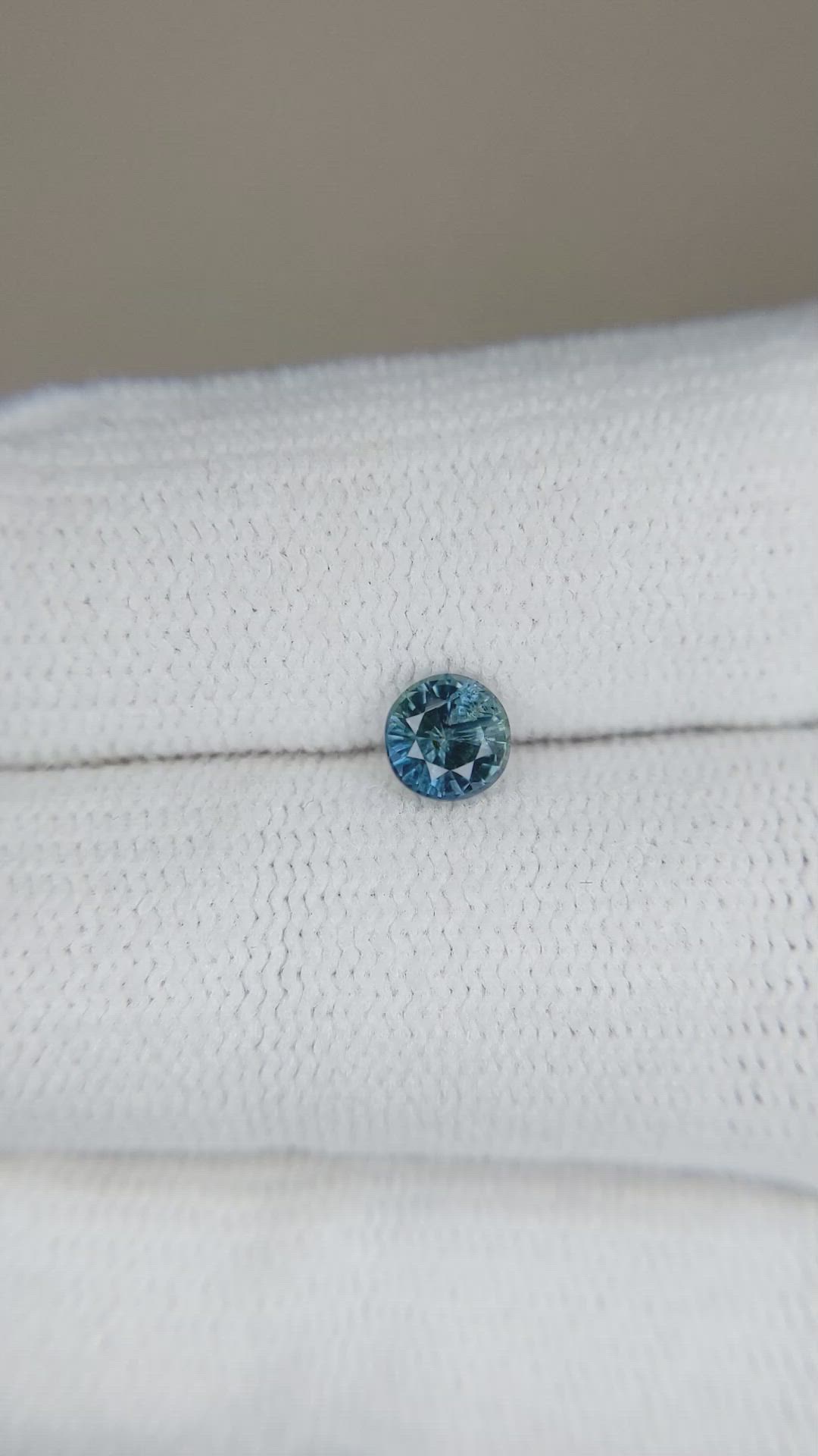 0.52 Ct. Blue Sapphire from Madagascar Size Video