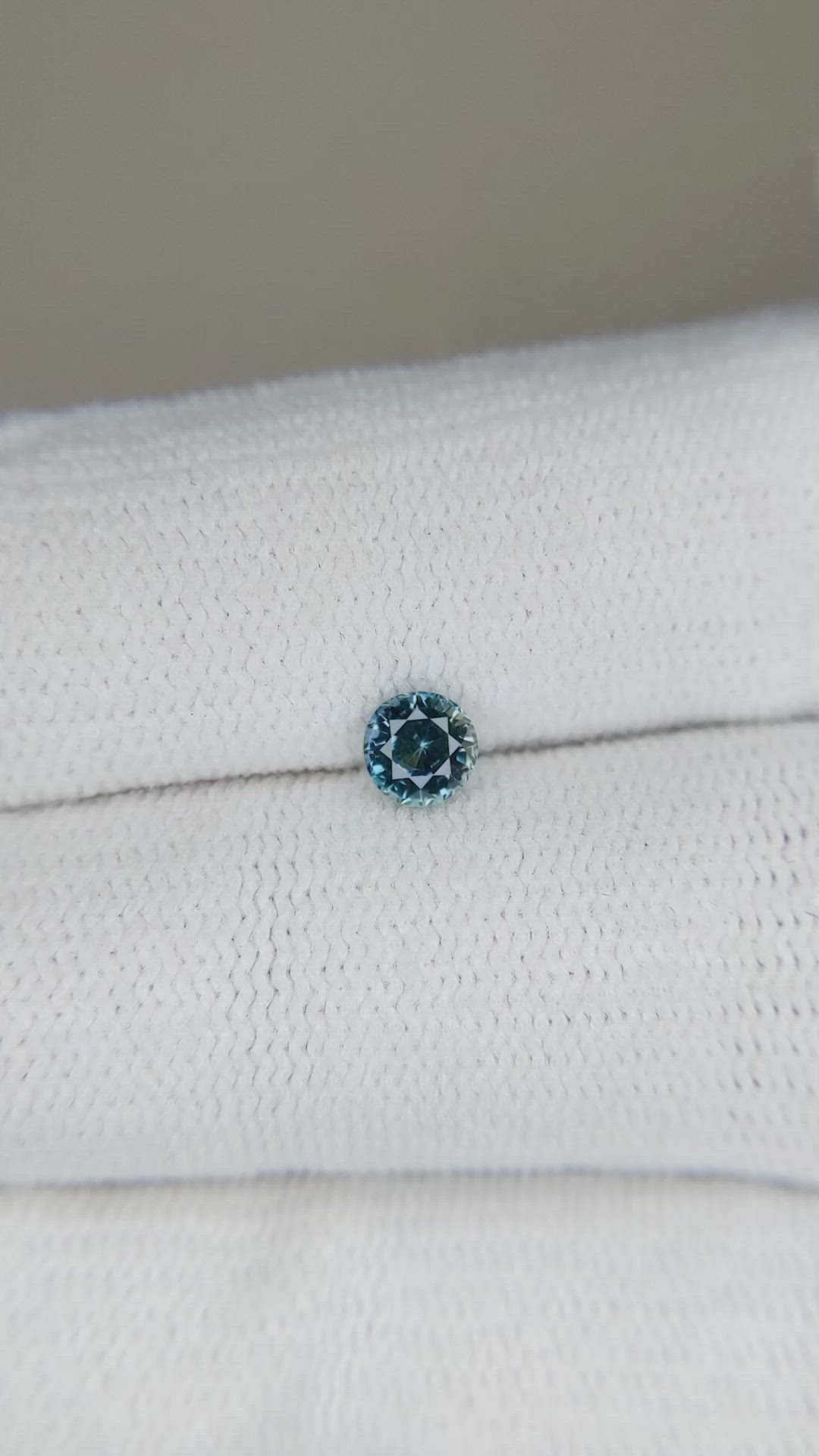 0.42 Ct. Blue Sapphire from Madagascar Size Video