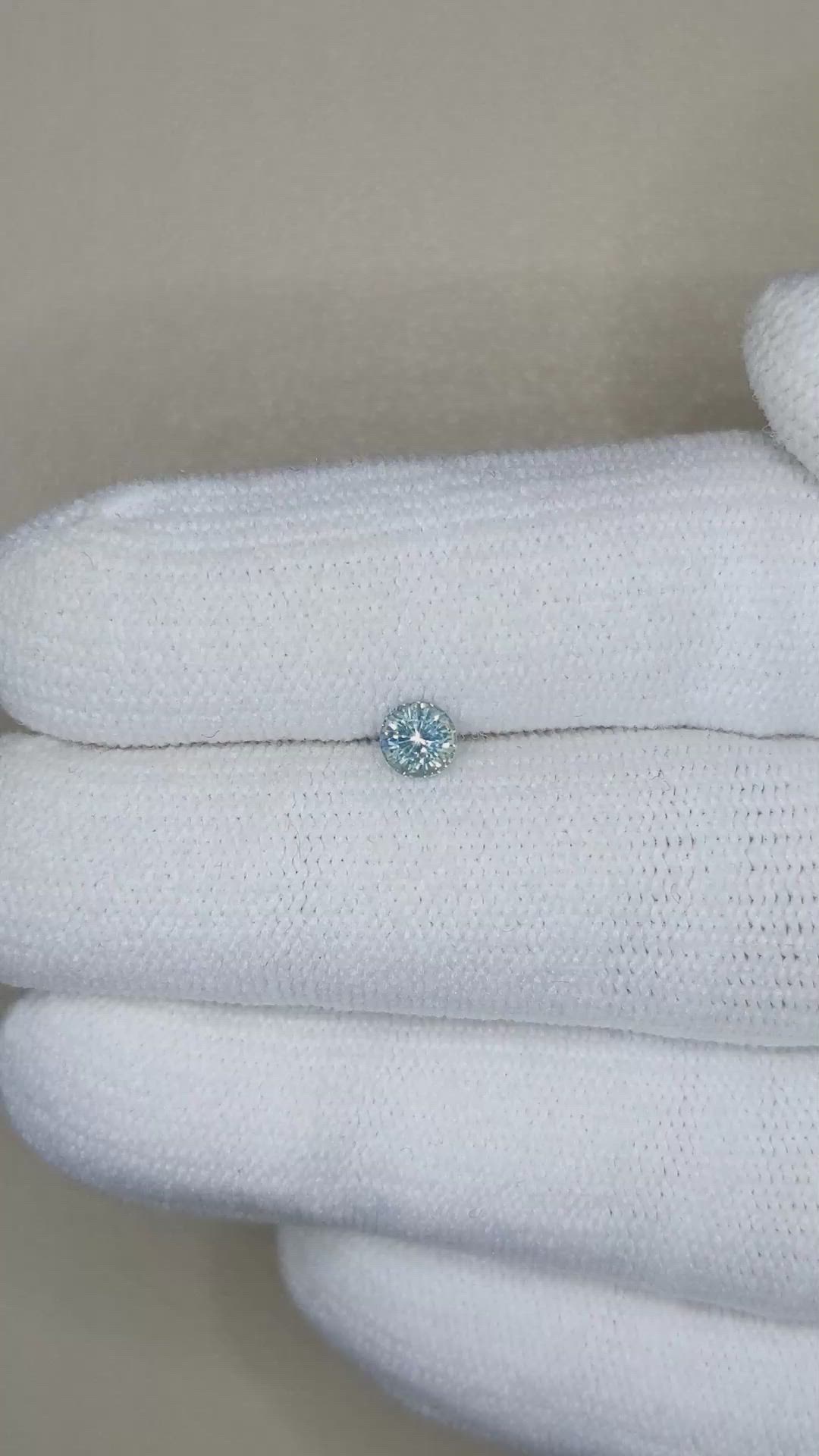 0.36 Ct. Blue Sapphire from Madagascar Size Video