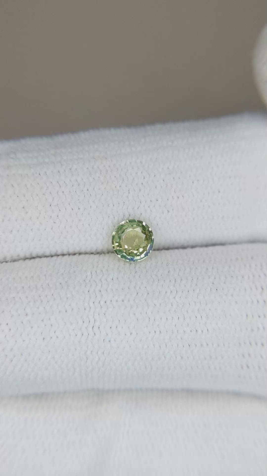 0.50 Ct. Bi Color Sapphire from Madagascar Size Video